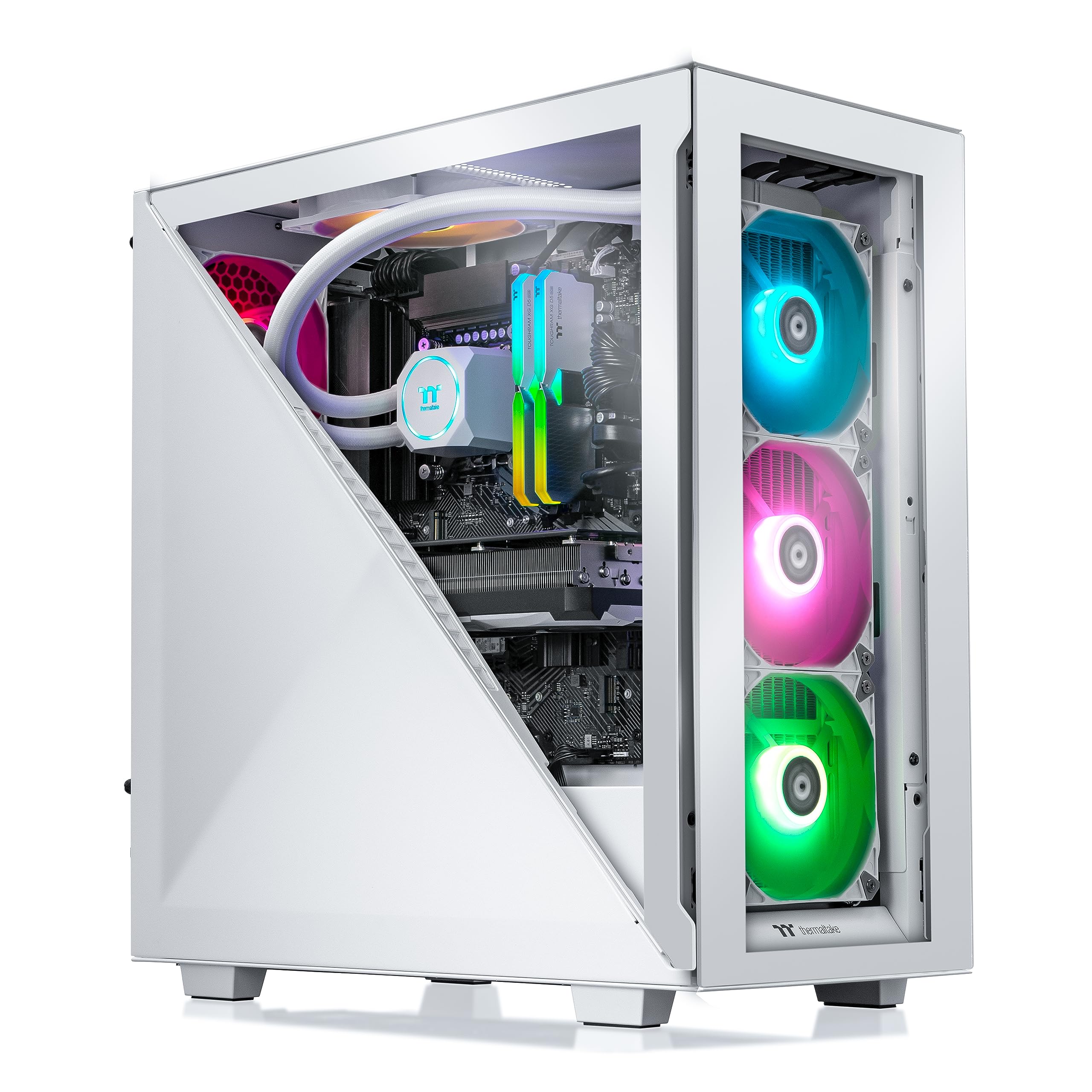Thermaltake Lcgs Avalanche I476T Gaming Desktop (Intel Core I7 13700F, 32Gb 5600Mt/S Memory, Nvidia Geforce Rtx 4060 Ti, 1Tb Nvm