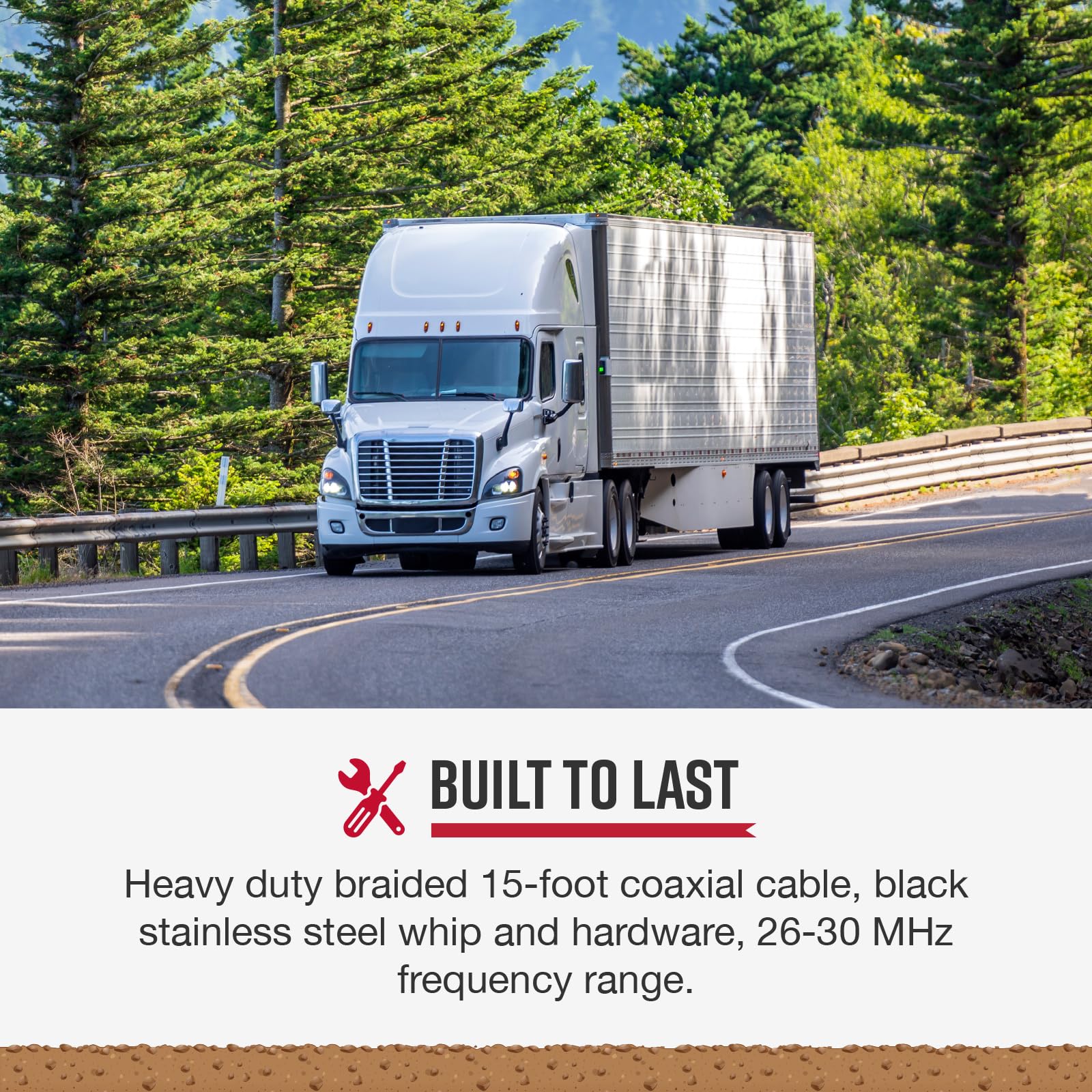 Cobra Hg A1000 18.5 Inch Magnetic Mount Cb Antenna     Heavy Duty Magnet, For Use In Cars, Suvs Recreational Vehicles 100 Watt P