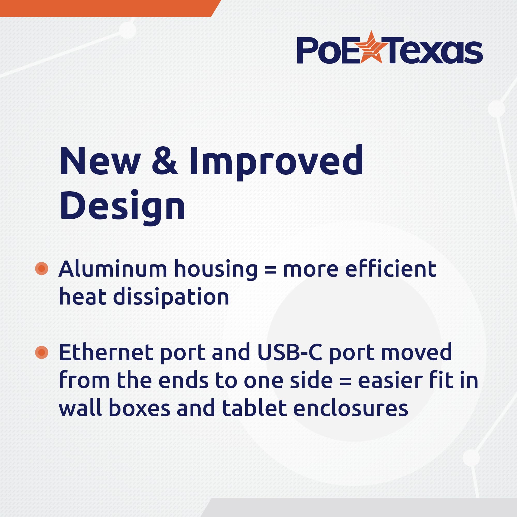 Poe Texas Gigabit Poe+ To Usb C 3.0 Power And Data Delivery For 25W Tablets   802.3At Power Over Ethernet Adapter   Active Poe A