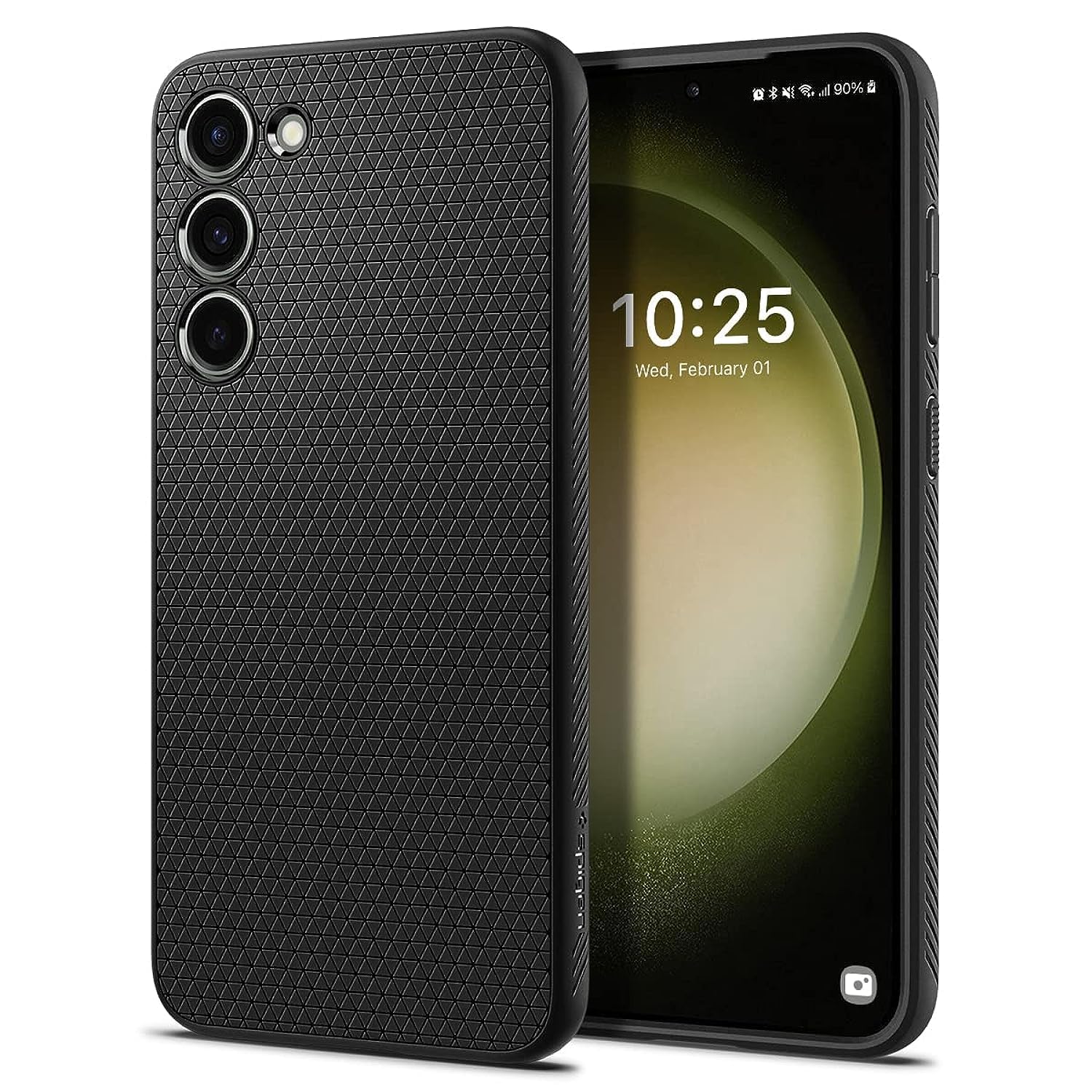 Spigen Liquid Air Designed For Galaxy S23 Case (2023) [Military-Grade Protection] - Matte Black
