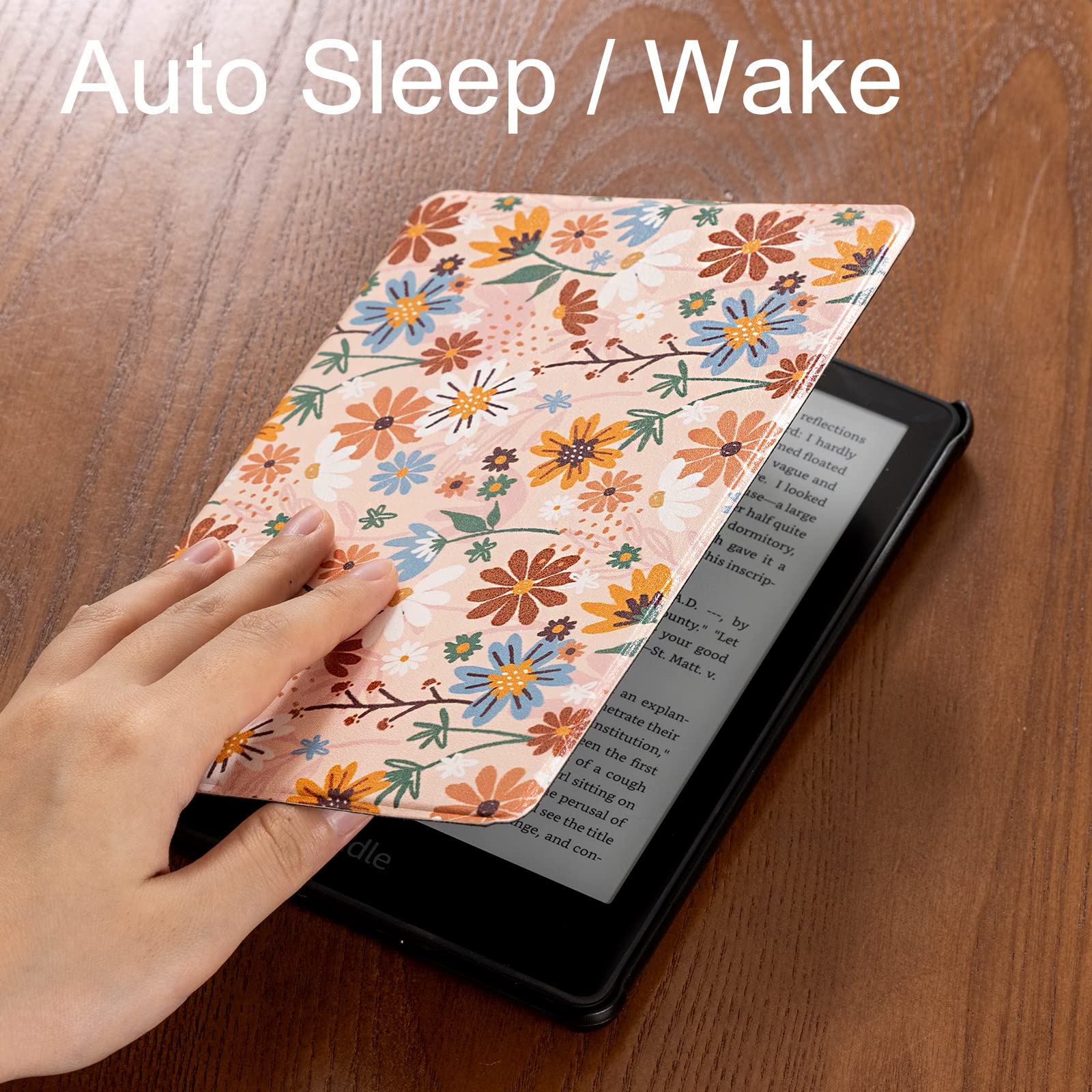 Cobak Kindle Paperwhite Case   Pu Leather Smart Cover With Auto Sleep Wake Feature For Kindle Paperwhite Signature Edition And K