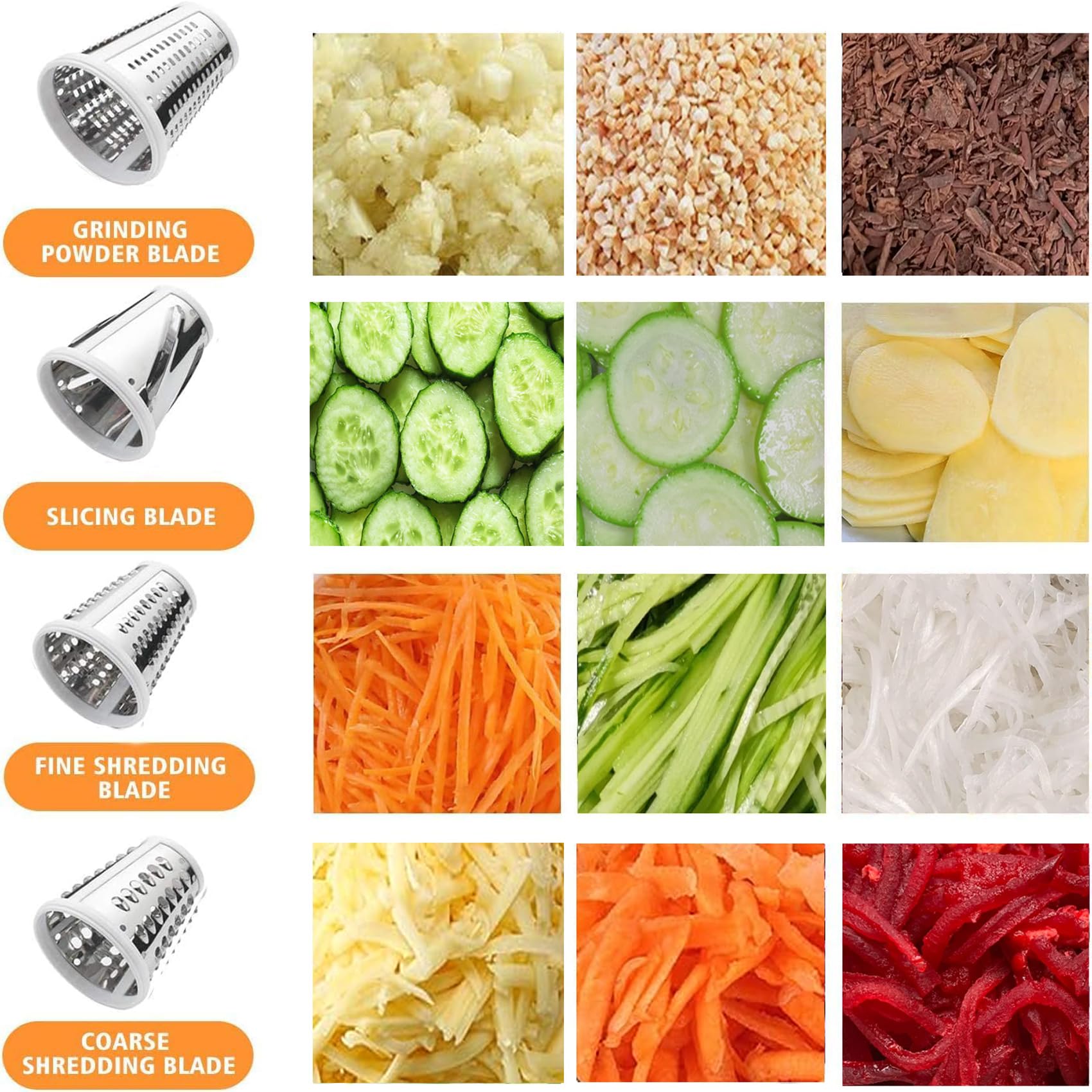 Slicer Shredder Attachment For Stand Mixer, Salad Machine With Vegetable Slicer, Salad Maker, Food Slicers Cheese Grater Attachm