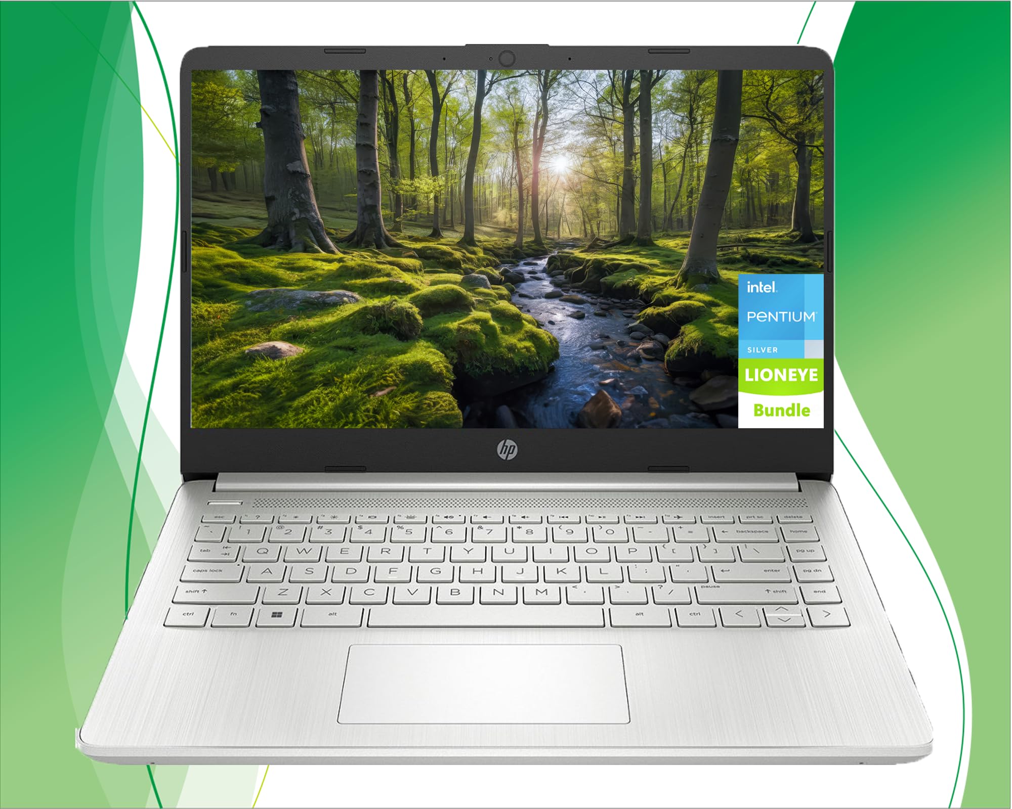 HP Laptop Computer, 14 HD Display Laptops, Intel Pentium N5030, 16GB RAM 1TB SSD, Webcam, Bluetooth, Wi-Fi, Windows 11 Pro, LE B