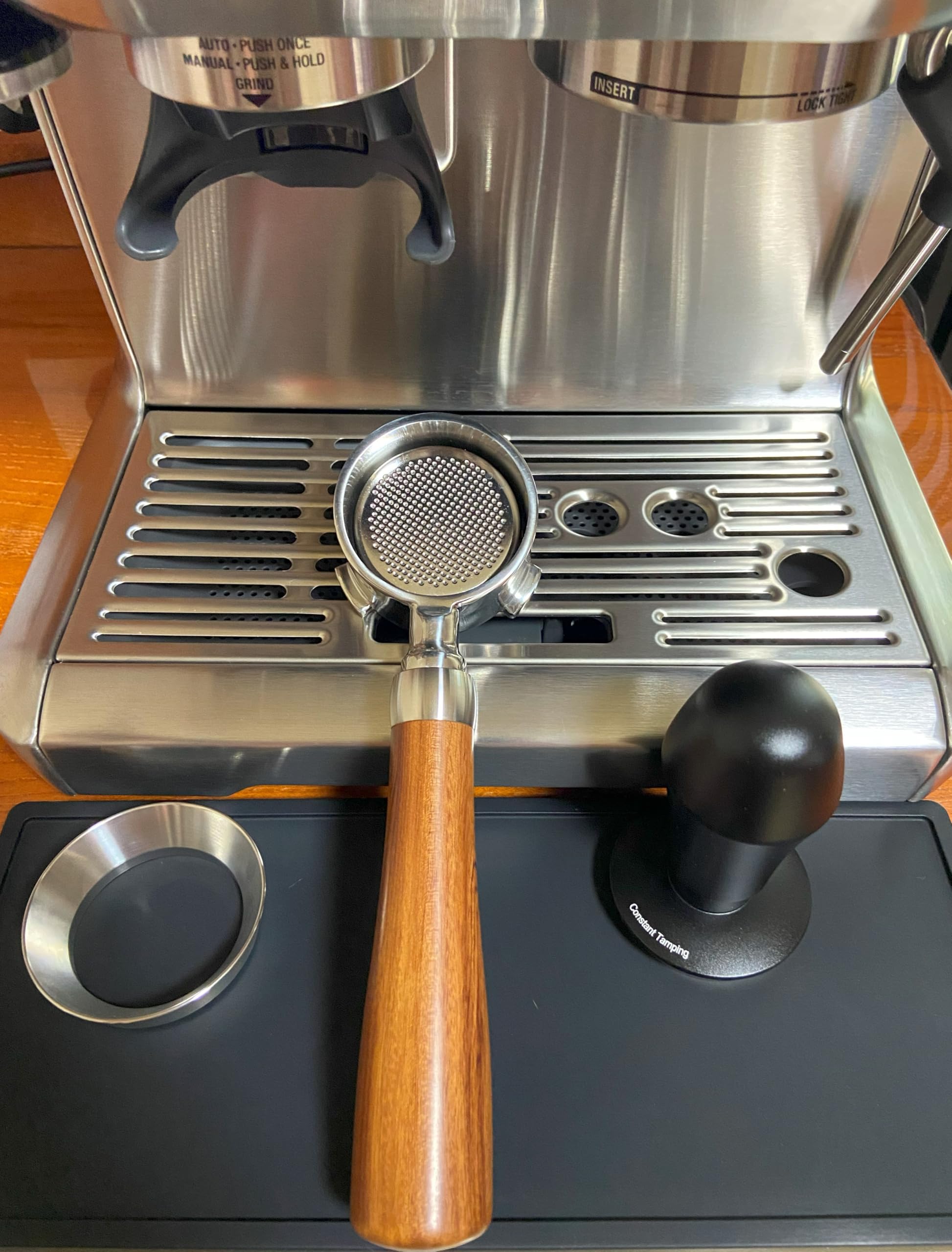 Joytata 51Mm Bottomless Portafilter Fits Delonghi Ec680 And Ec685 Espresso Machine Stainless Steel Naked Portafilter Along With