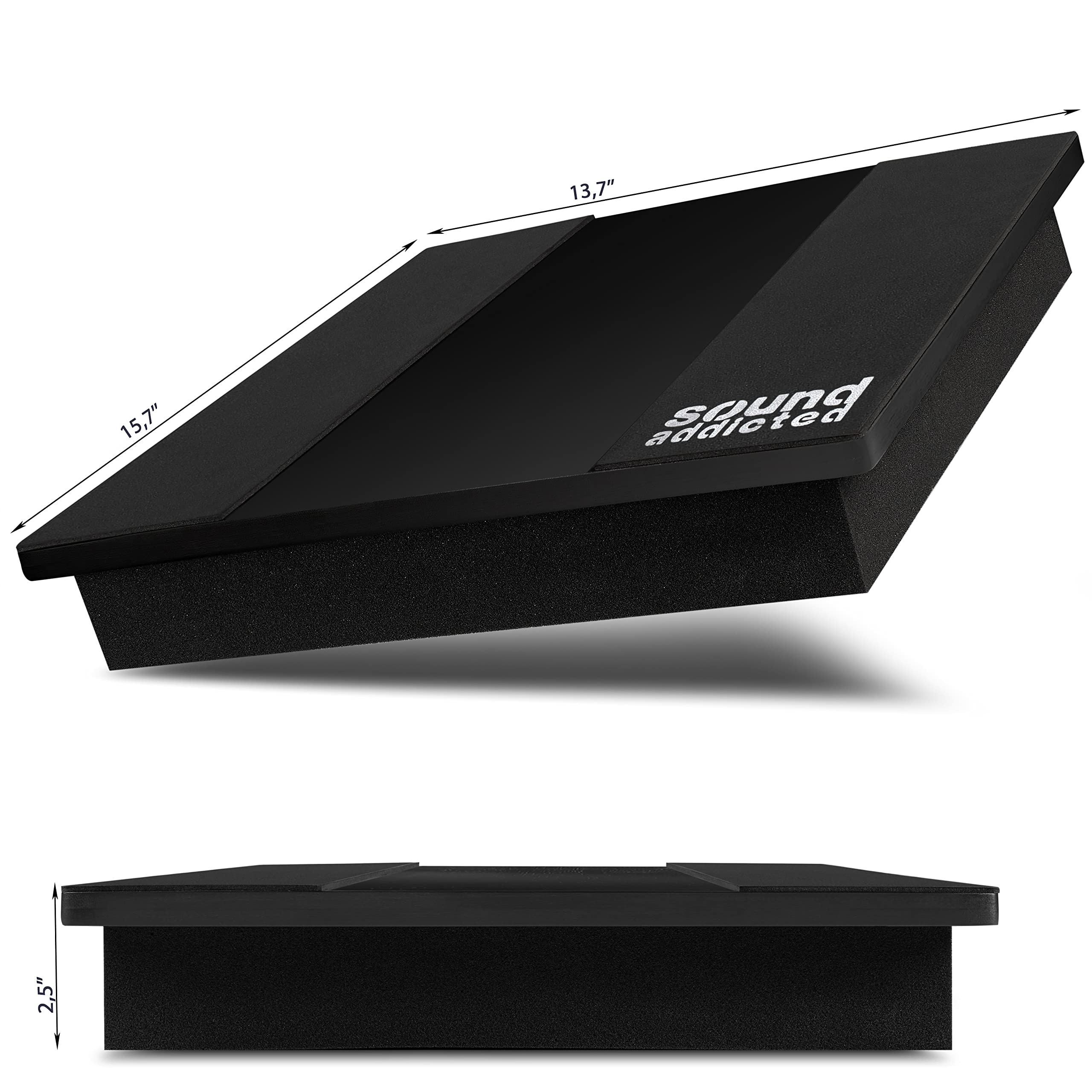 Sound Addicted Vibeboss P10 - Acoustic Isolation Platform Suitable For 8-10 Inches Subwoofers (13.7 X 15.7 X 2.5)