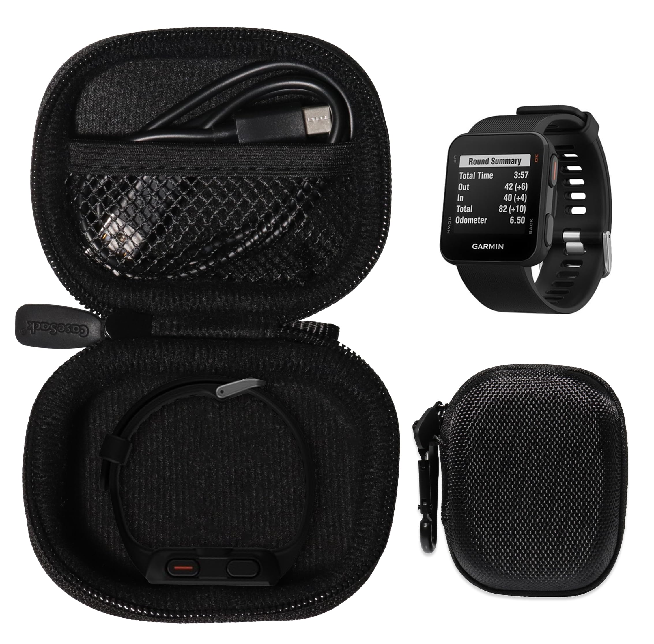 CaseSack Case for Garmin Approach S10 Lightweight GPS Golf Watch (Black)