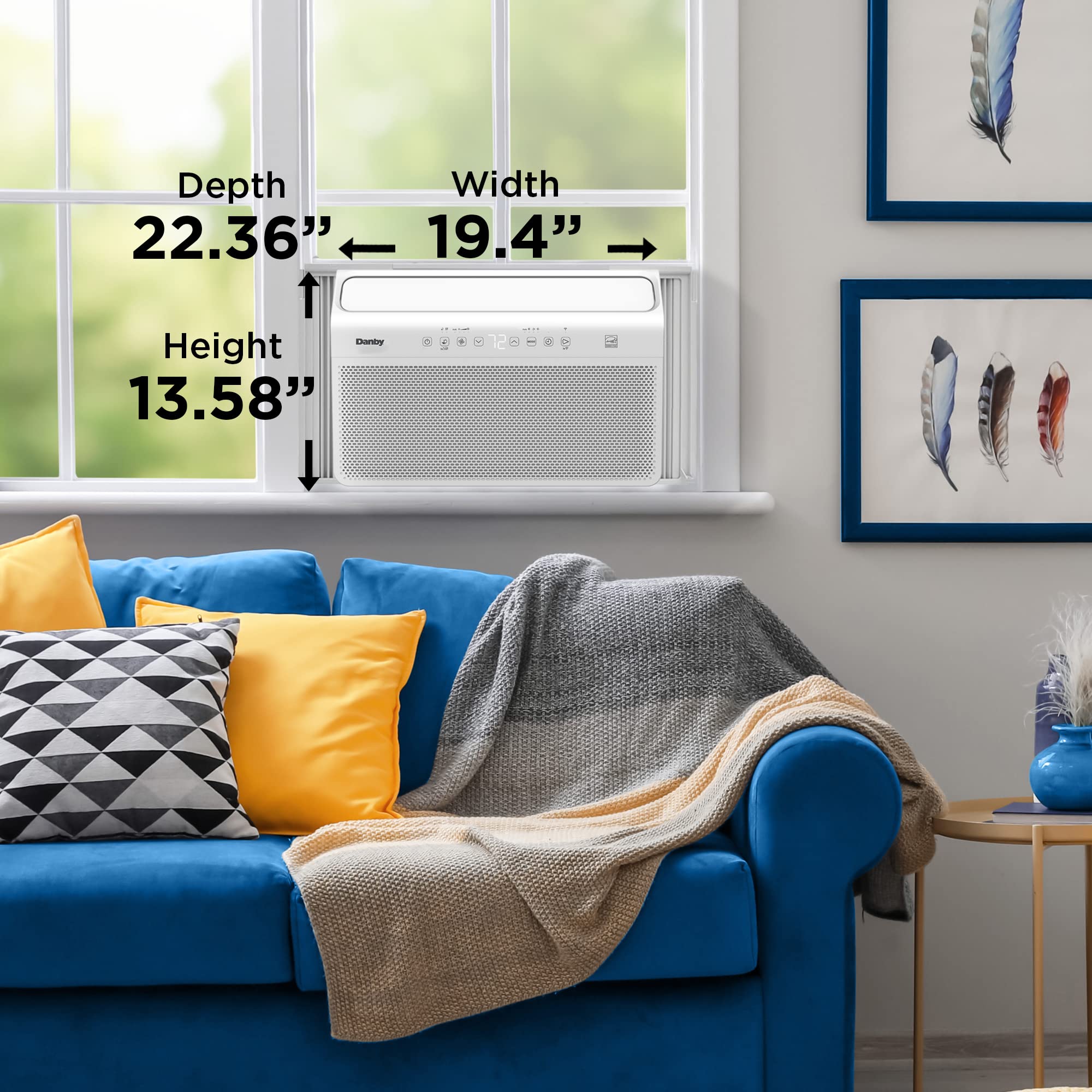 Danby Dac100B8Iwdb 6 Window Air Conditioner, White