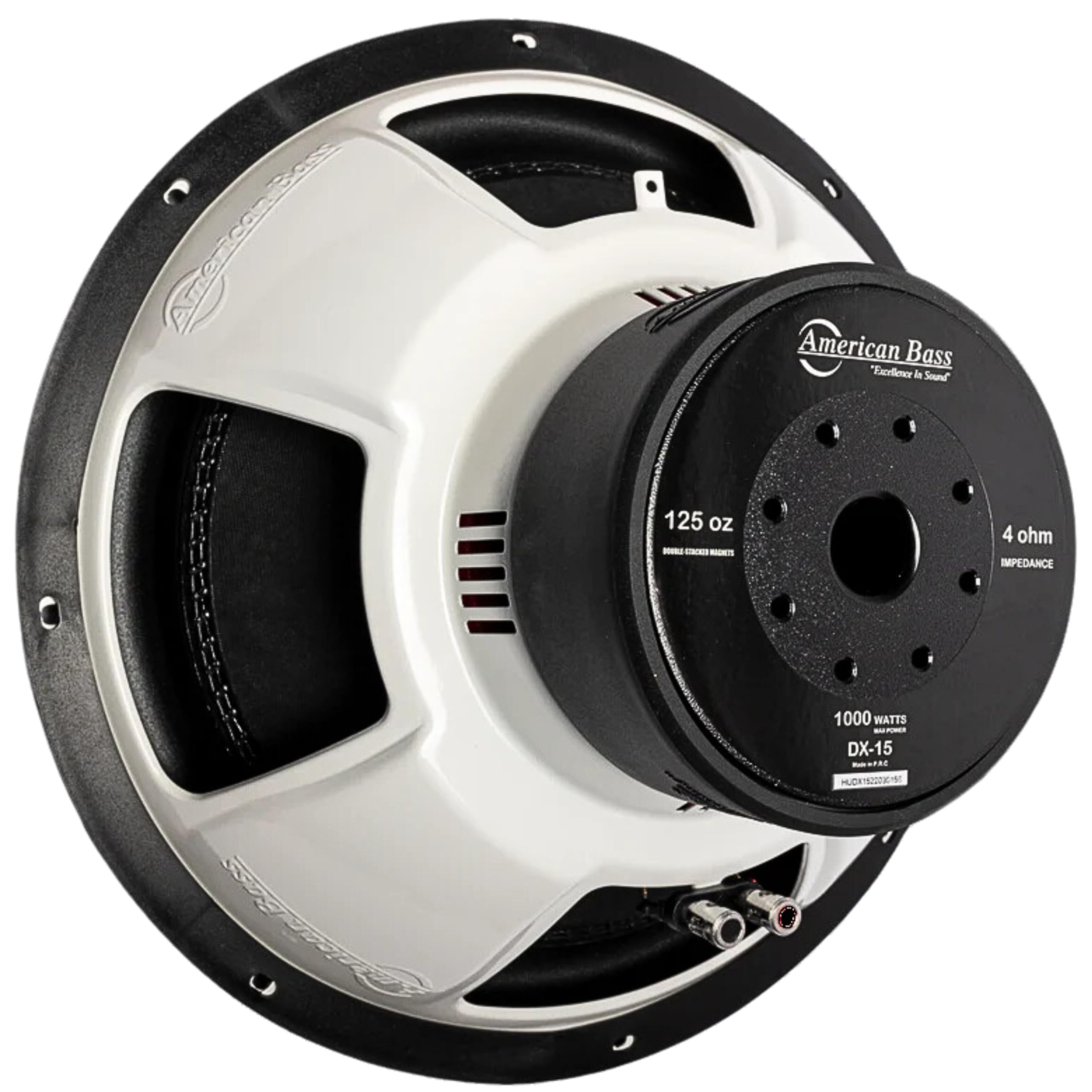 American Bass 15'' Woofer 1000 Watts Max 4 Ohm Svc