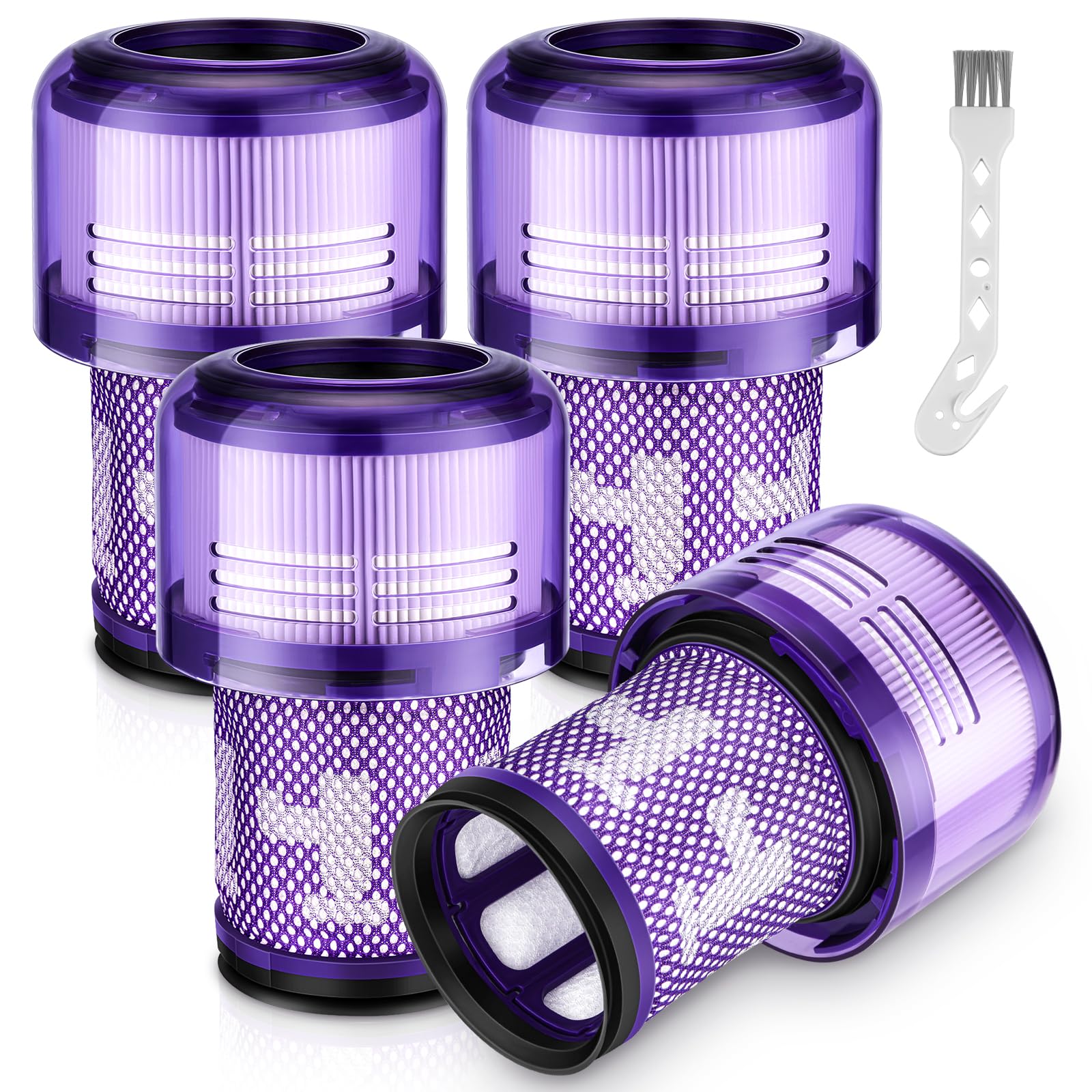 V12 Filter Replacements For Dyson V12 Detect Slim, Detect Slim Animal, Slim+ Cordless Vacuum And V12 Slim Absolute Vacuums, Sv34