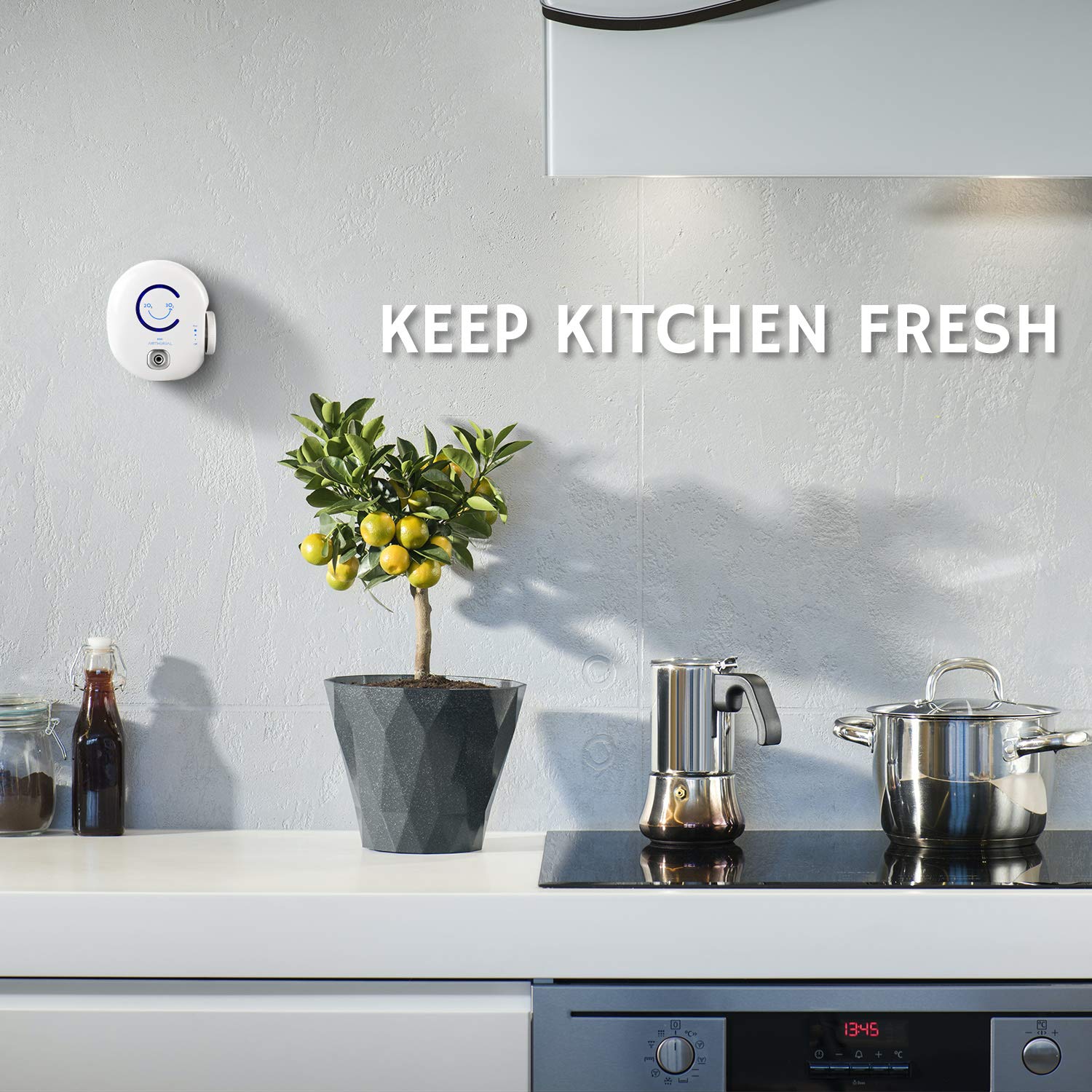 Airthereal B50 Mini Ozone Generator Air Purifier  Removes Odors And Sterilizes Air In Small Spaces Up To 320 Sq Ft   Plug In Min