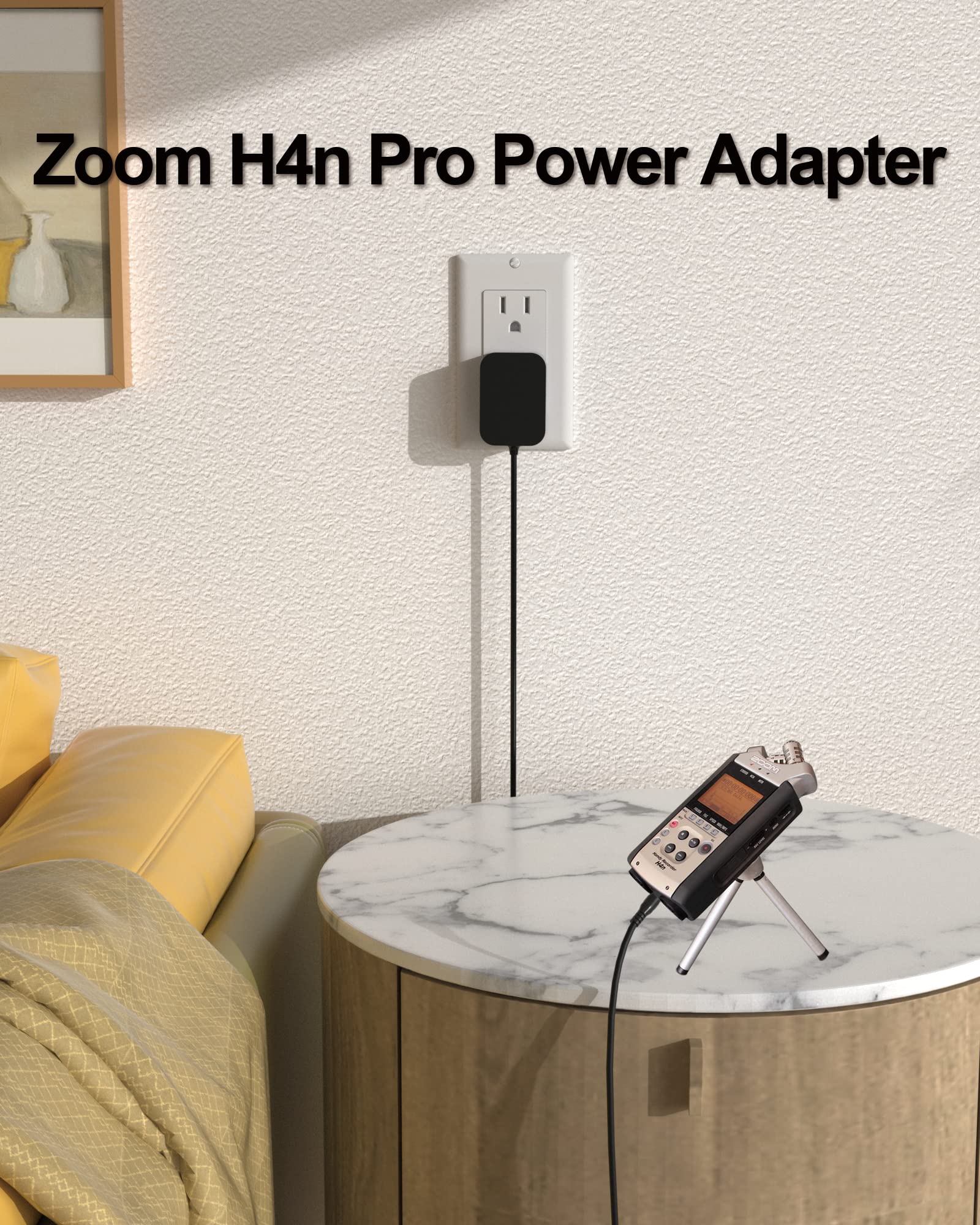 Adapter R49 To R24 Replacement For Zoom H4N Power Adapter Compatible With Zoom H4N Pro, R ...