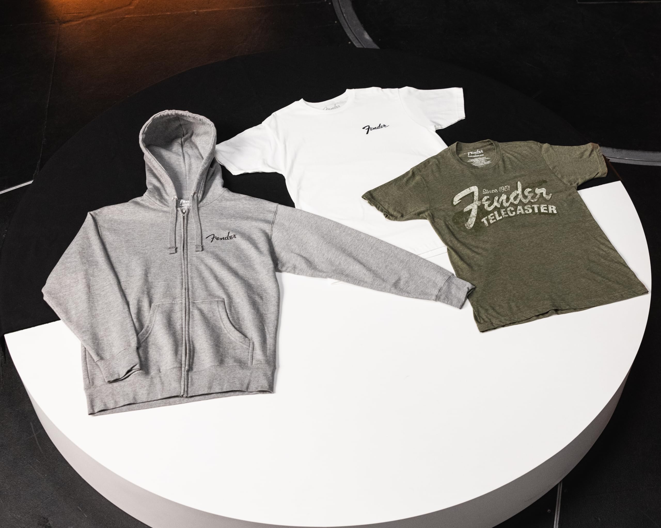 Fender Transition Logo T-Shirt, 100% Cotton, White, Small