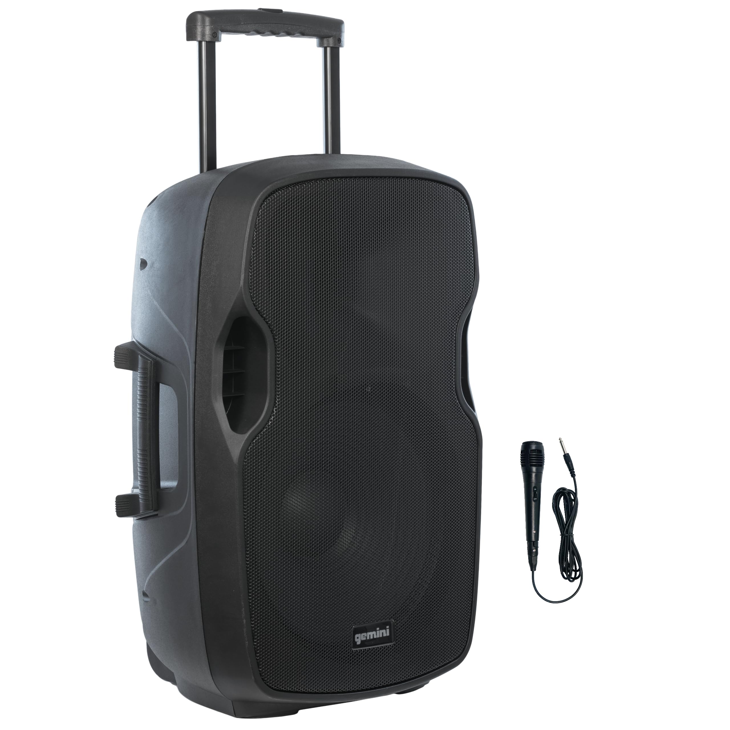 Gemini 15    2000W Wireless Battery-Powered Bluetooth Speaker with Echo, Mic/Guitar Inputs, USB/SD/FM - Ultimate Mobile Sound fo