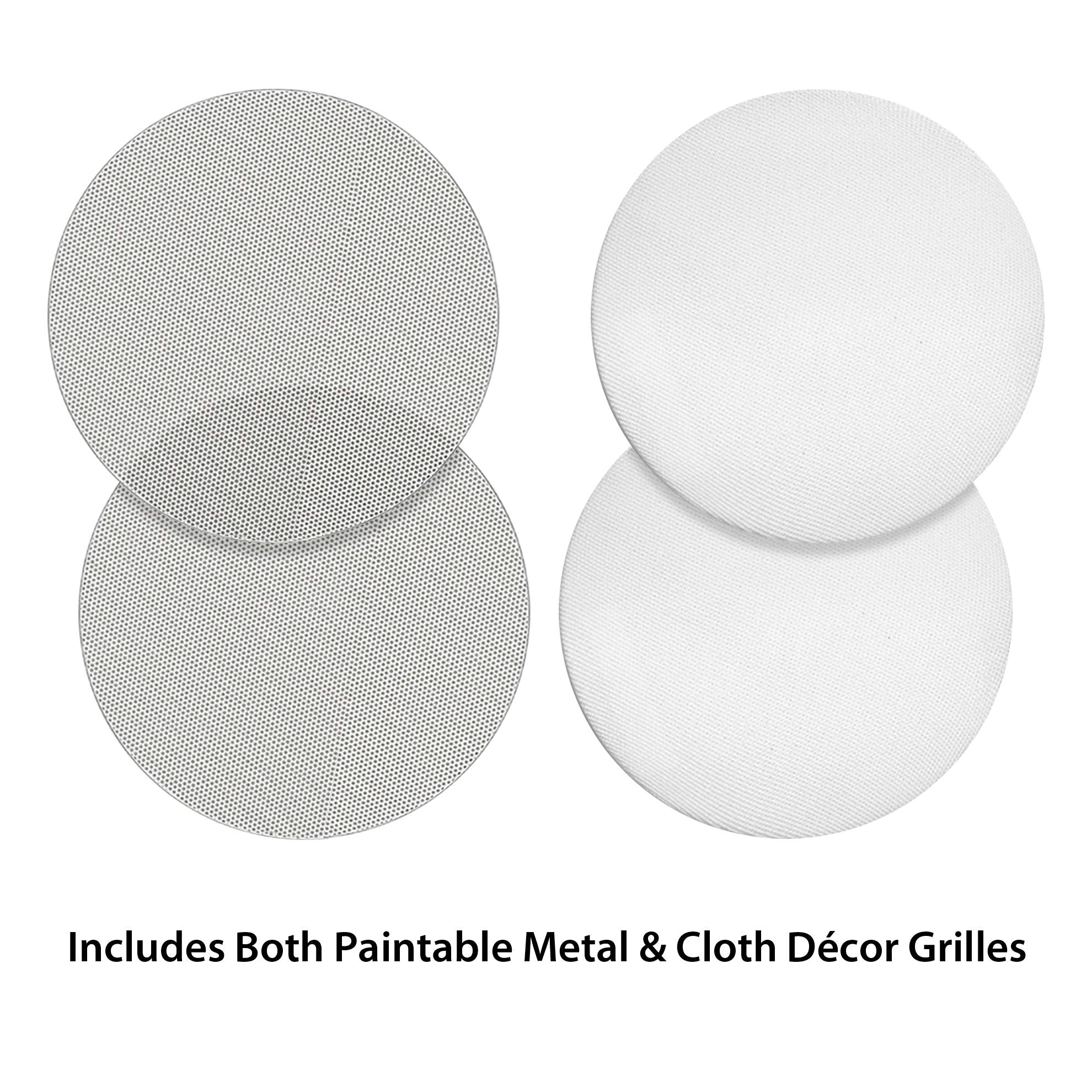 Bic America Fh-6C Formula Series Fh-6C 6-1/2 Inch 150-Watt 2-Way In-Ceiling Speakers With Pivoting Horn Tweeters