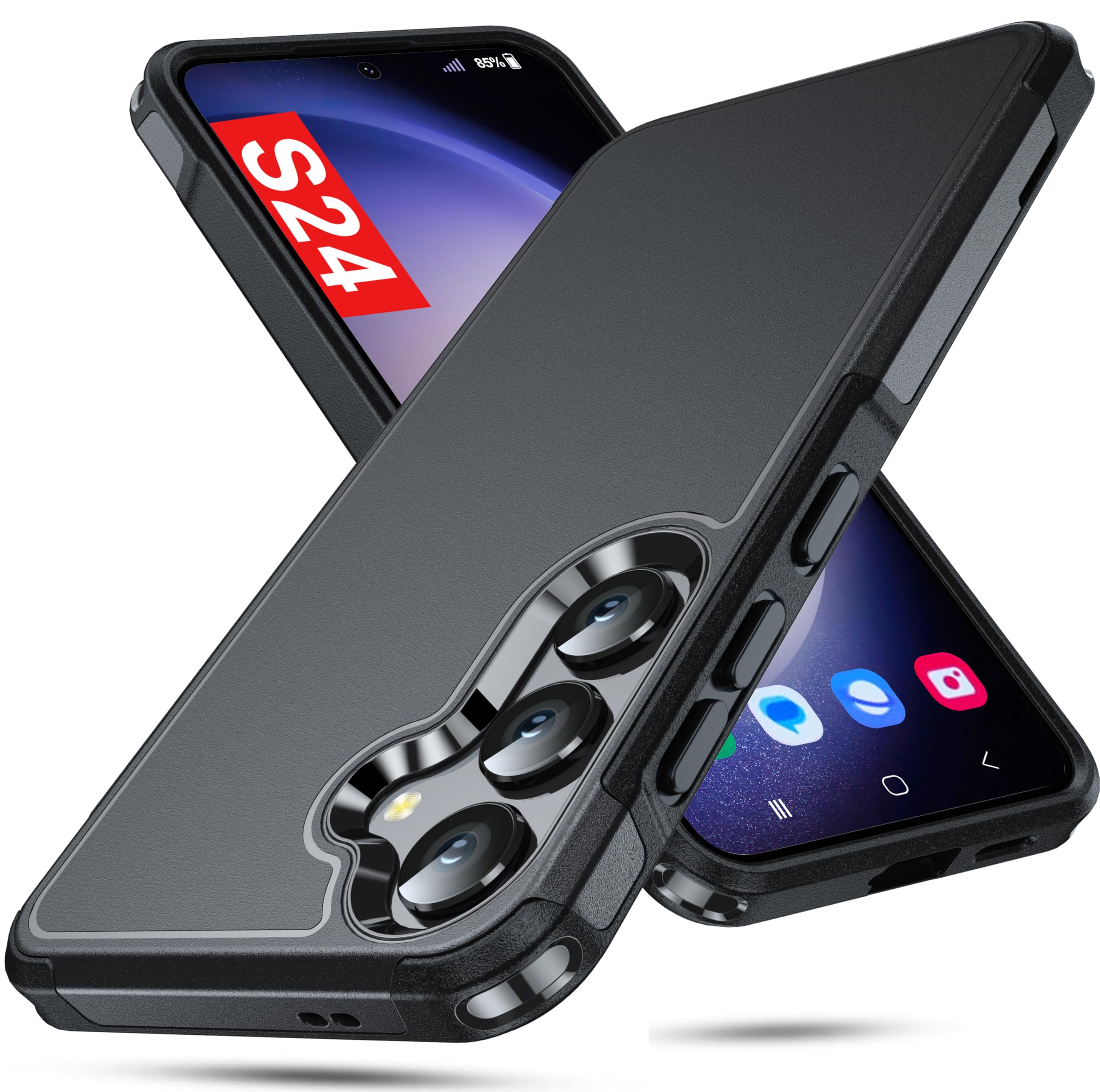 Oterkin for Galaxy S24 Case, [10FT Military Grade Protection] Galaxy S24 Case [Shockproof][Heavy Duty Dropproof] S24 Phone Case 