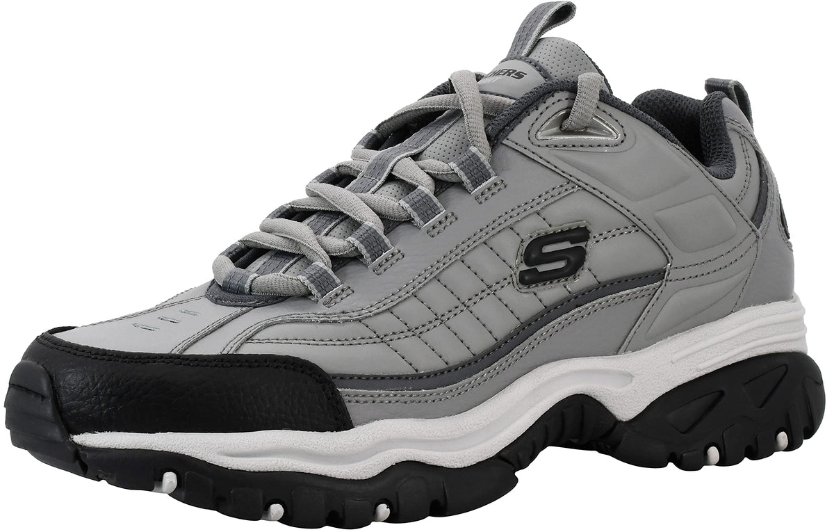 Skechers Mens Energy Afterburn Lace Up Charcoalgrey Sneaker 12 W Us