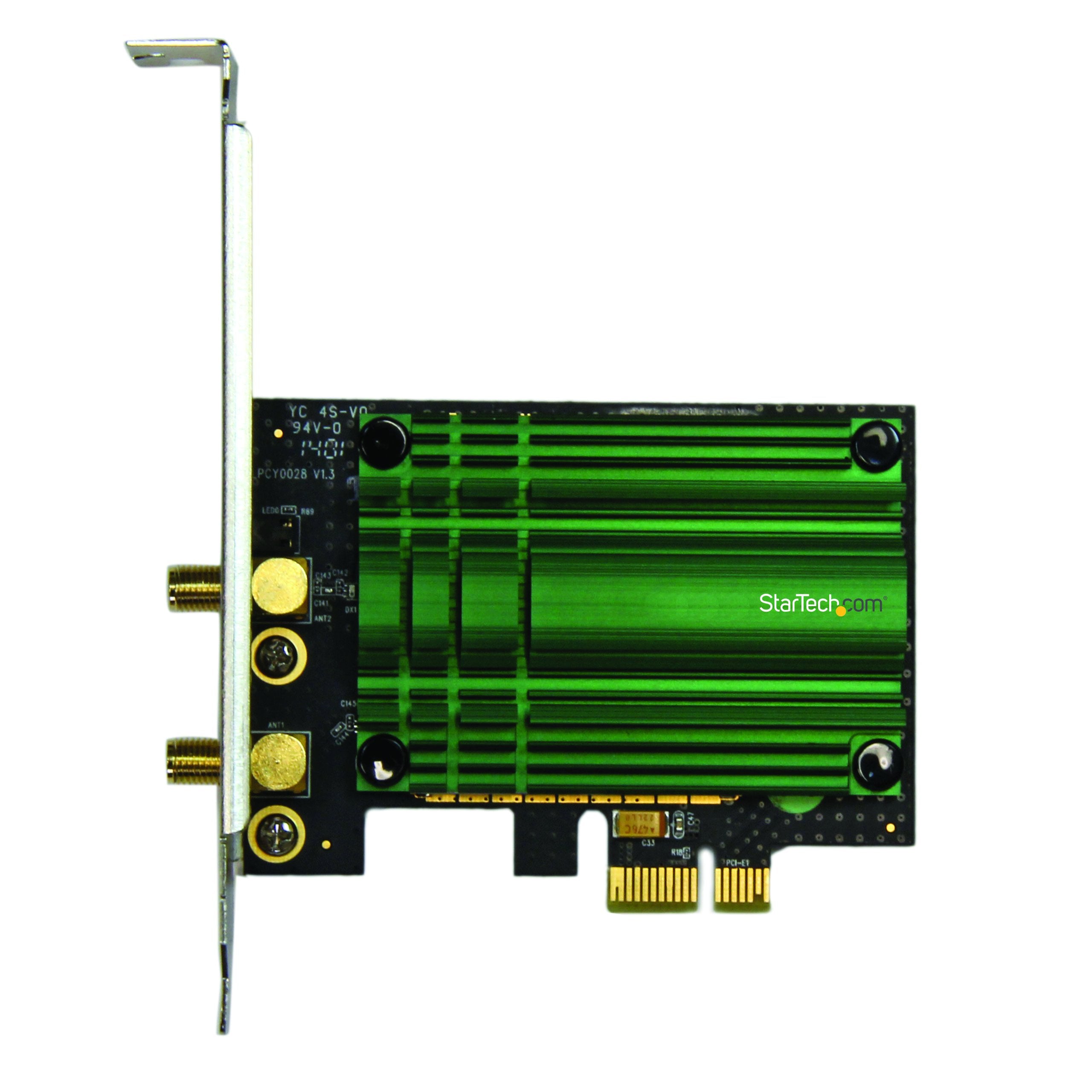 Startech.Com Pci Express Ac1200 Dual Band Wireless Ac Network Adapter   Pcie 802.11Ac Wifi Card   2.4 / 5Ghz Wireless Ac Card (P