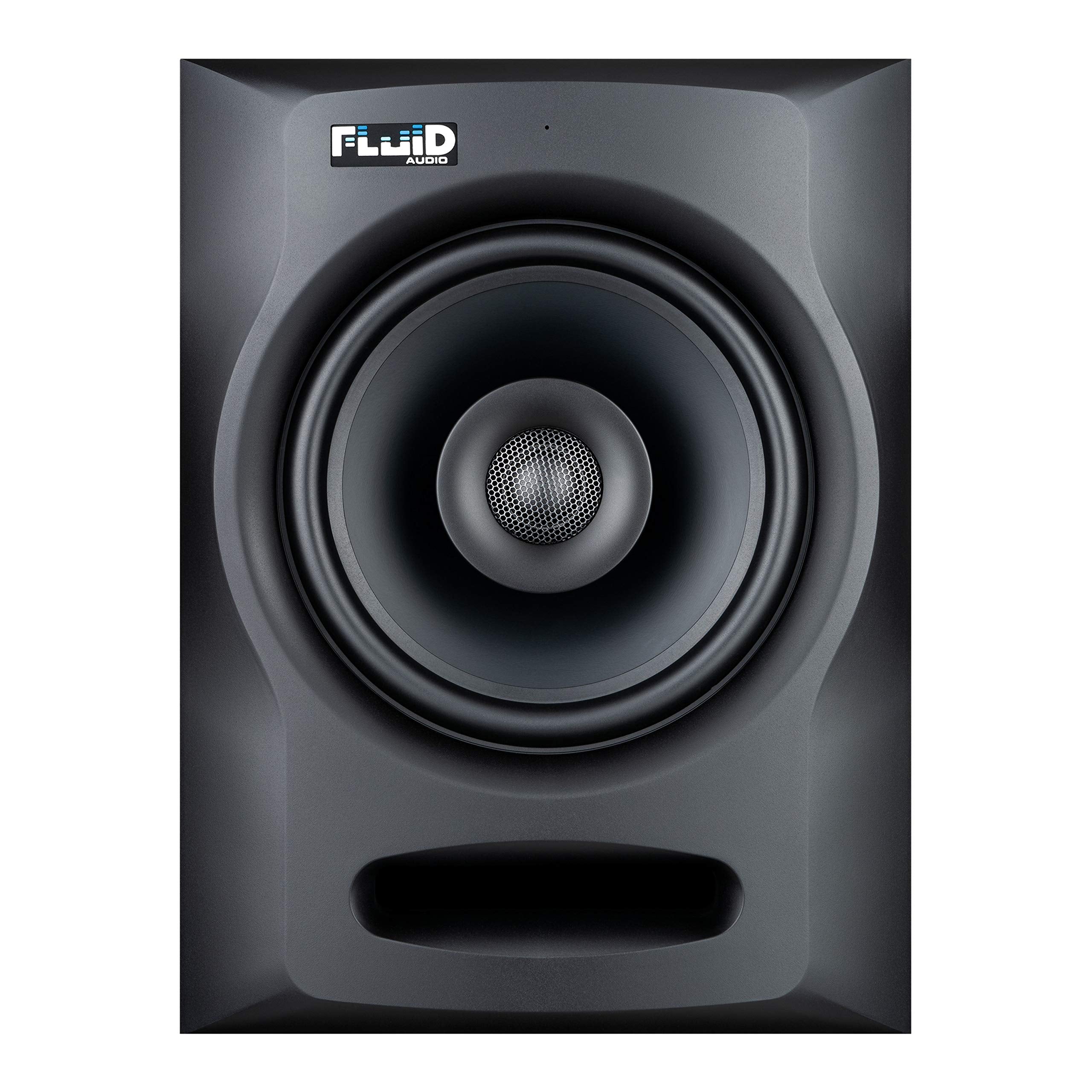 Fluid Audio Fx80 Black : 8' Single Point Source Coax Reference Monitor, Bi Amplified 110W 35Hz   22Khz (+/ 3Db)