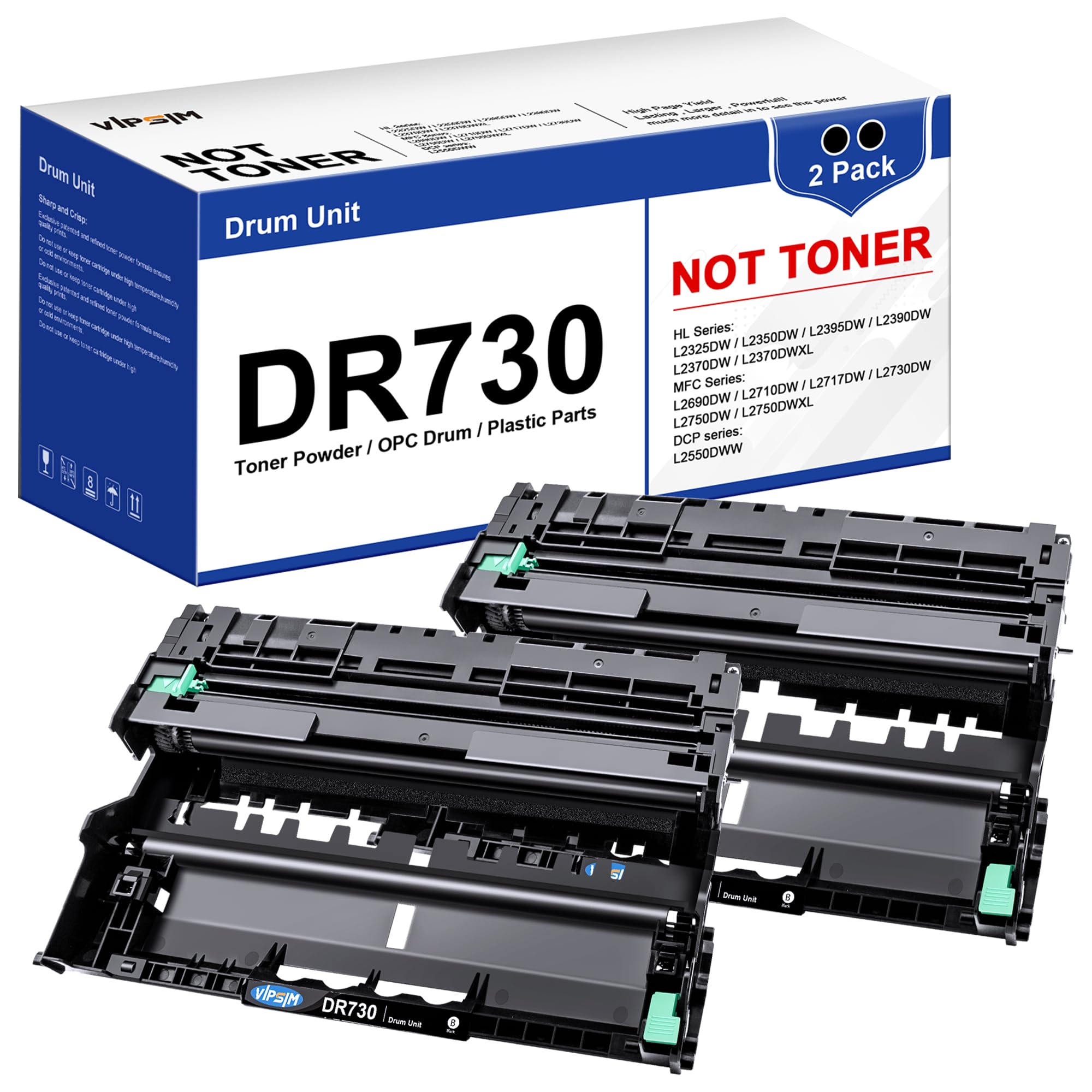 Dr730 (Not Toner) Replacement For Brother Dr730 Dr 730 Dr 730 Brother Drum To Use With Mfc L2750Dw Hl L2370Dw Mfc L2710Dw Hl L23