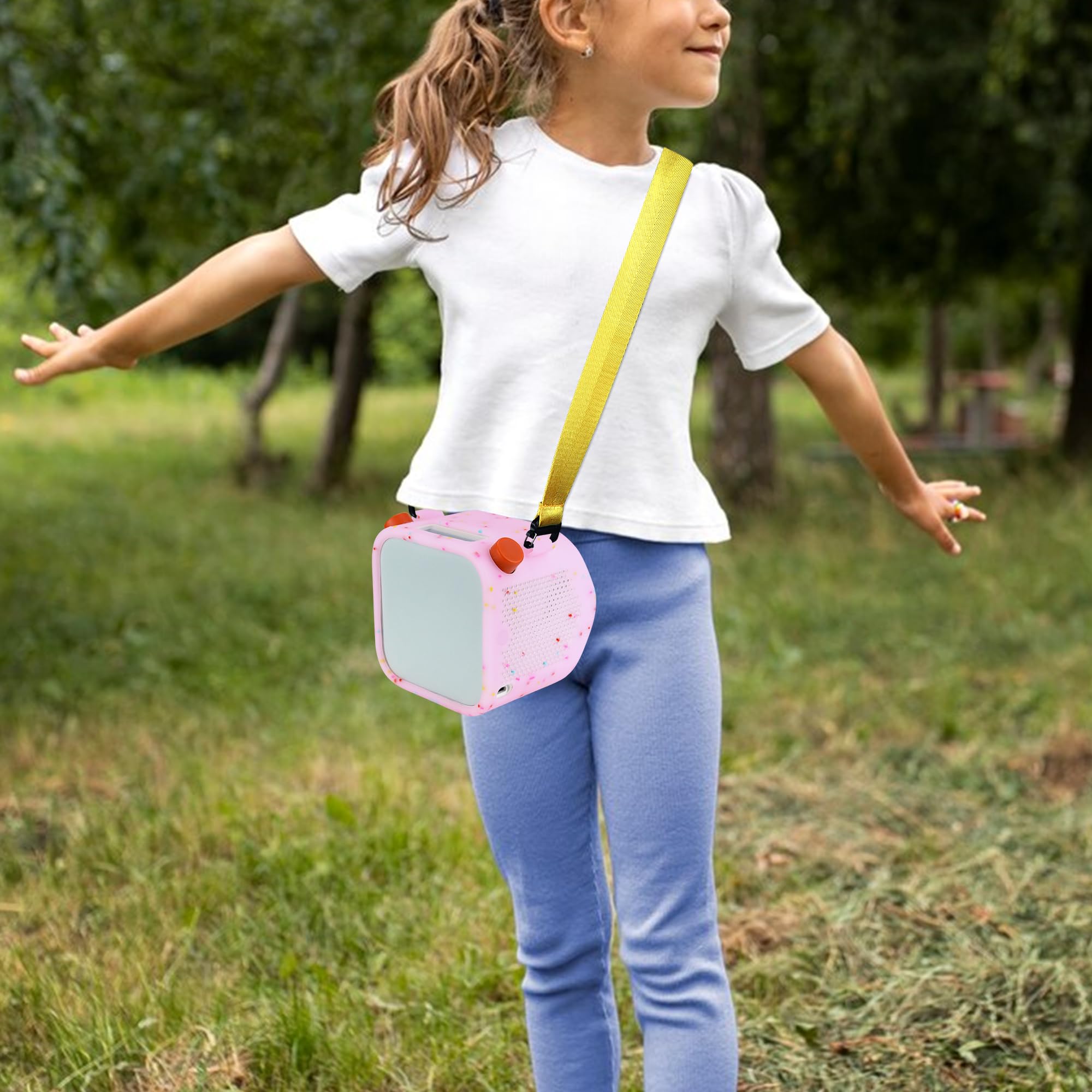 Case Compatible With Yoto Player 3Rd Gen., Silicone Cover Compatible With Yoto Player 3Rd Generation, Pink