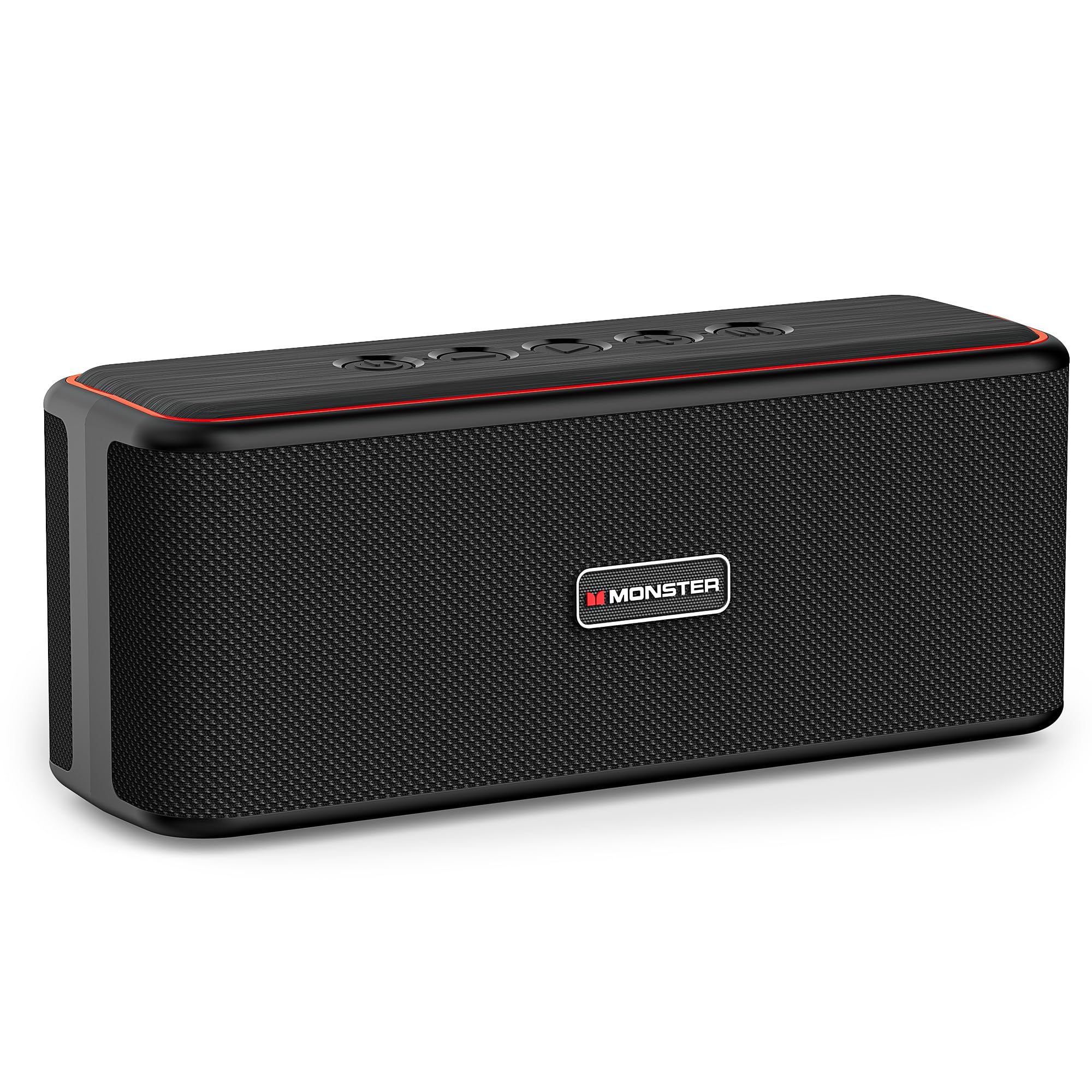 Monster Shock Plus Bluetooth Speaker,Portable Speaker with 40W Loud Stereo Sound, Bluetooth 6.0,TWS Pairing, 20H Playtime,Suppor