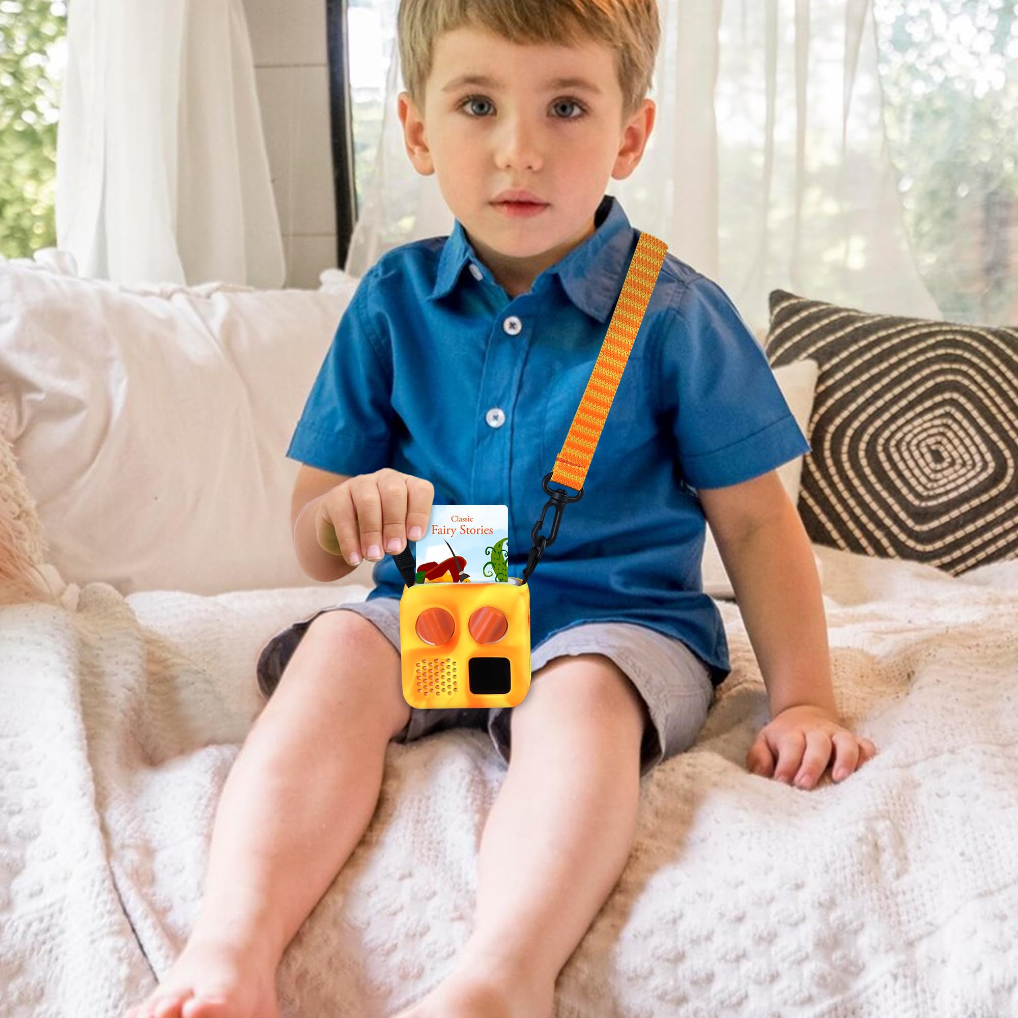 Silicone Case Compatible With Yoto Mini Player, With Shoulder Strap