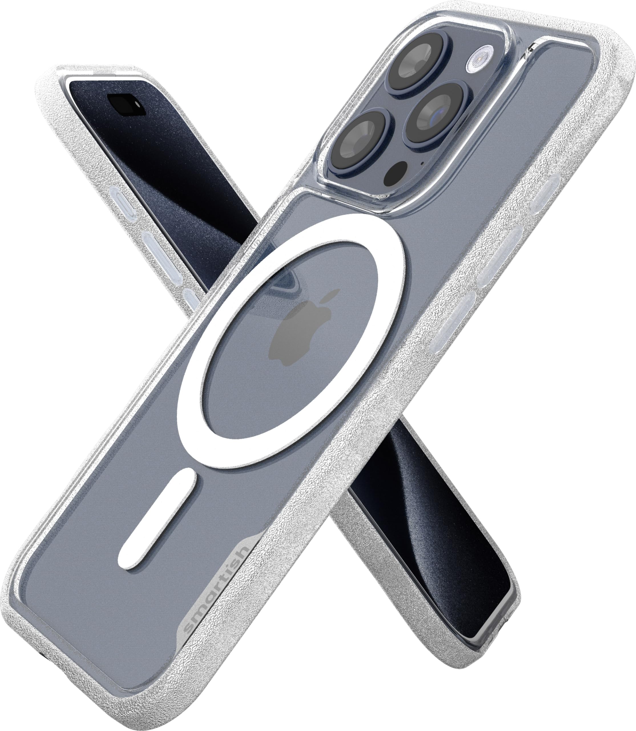 Smartish Iphone 15 Pro Magnetic Case   Gripmunk Compatible With Magsafe [Lightweight + Protective] Slim/Thin Grip Cover For Appl