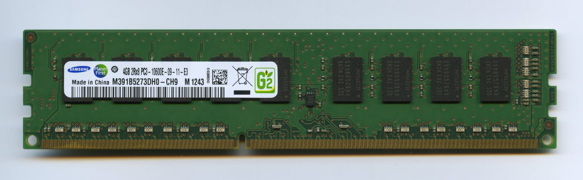 SAMSUNG M391B5273DH0-CH9 2RX8 PC3-10600E 4GB ECC ONLY
