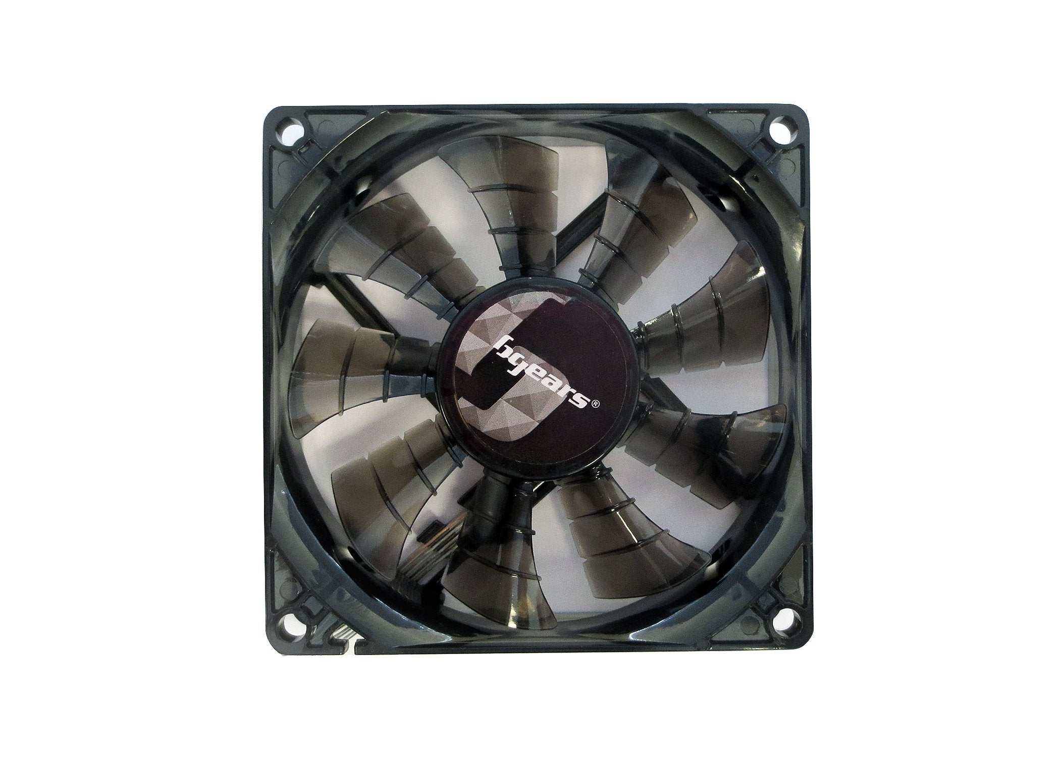 Bgears 90 Mm 2 Ball Bearing High Speed High Performance Fan, Translucent Black (B Pwm 90 Black 2Ball)