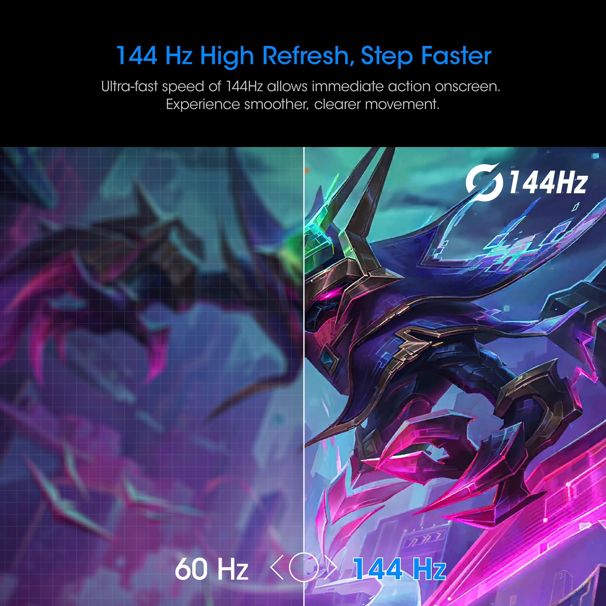 16 Inch 2.5K Portable Monitor For Laptop 2560 X 1600 Qhd 144Hz Usb C, Hdmi Portable Screen For Laptop Compatible With Windows, M