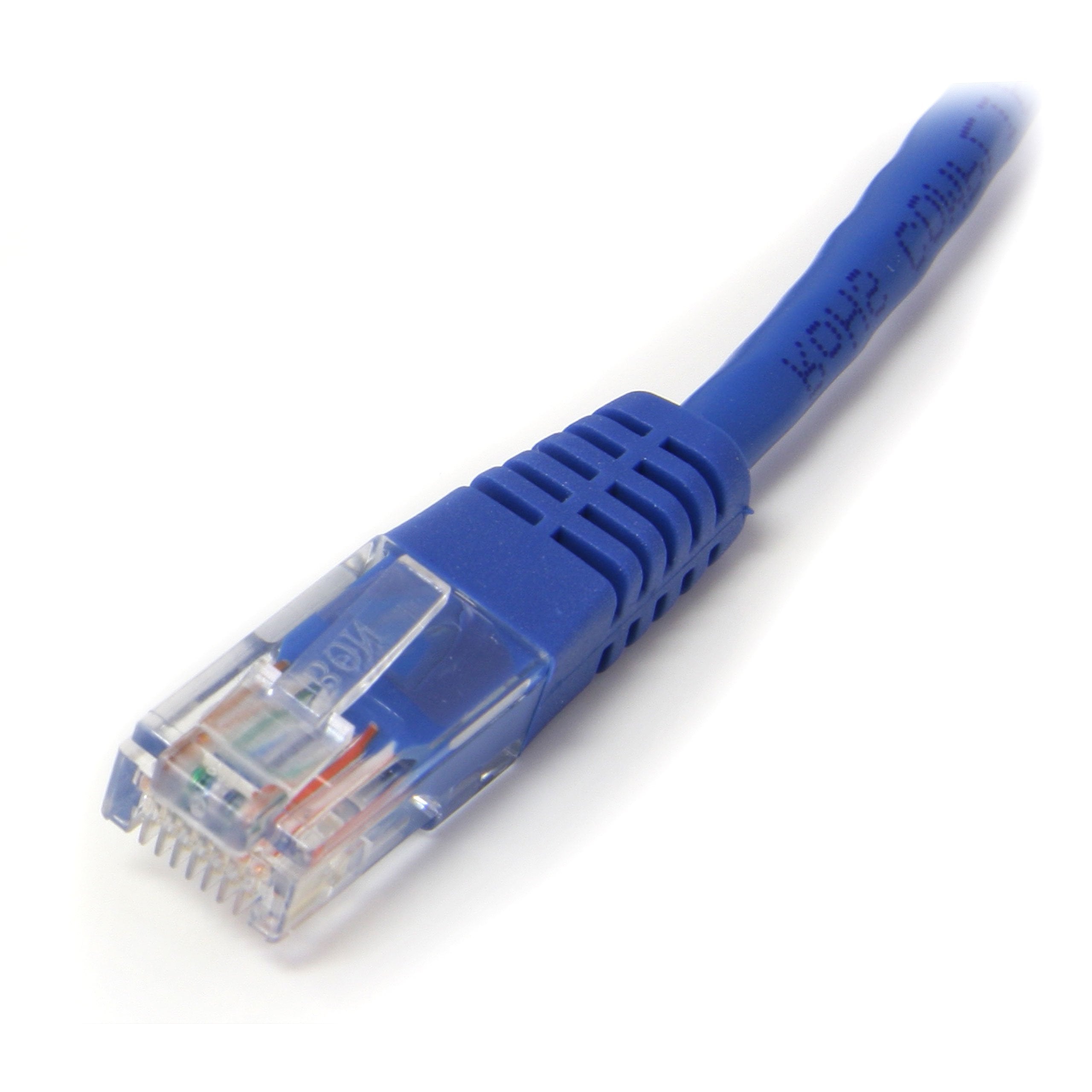Startech.Com Cat5E Ethernet Cable   10 Ft   Blue   Patch Cable   Molded Cat5E Cable   Network Cable   Ethernet Cord   Cat 5E Cab