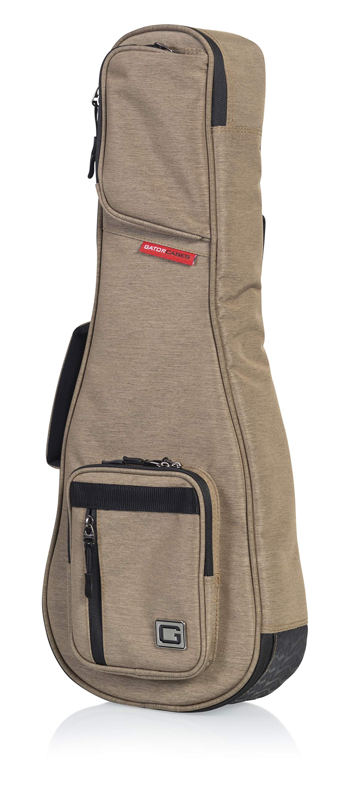 Gator Cases Transit Series Concert Ukulele Gig Bag; Tan Exterior (Gt Uke Con Tan)