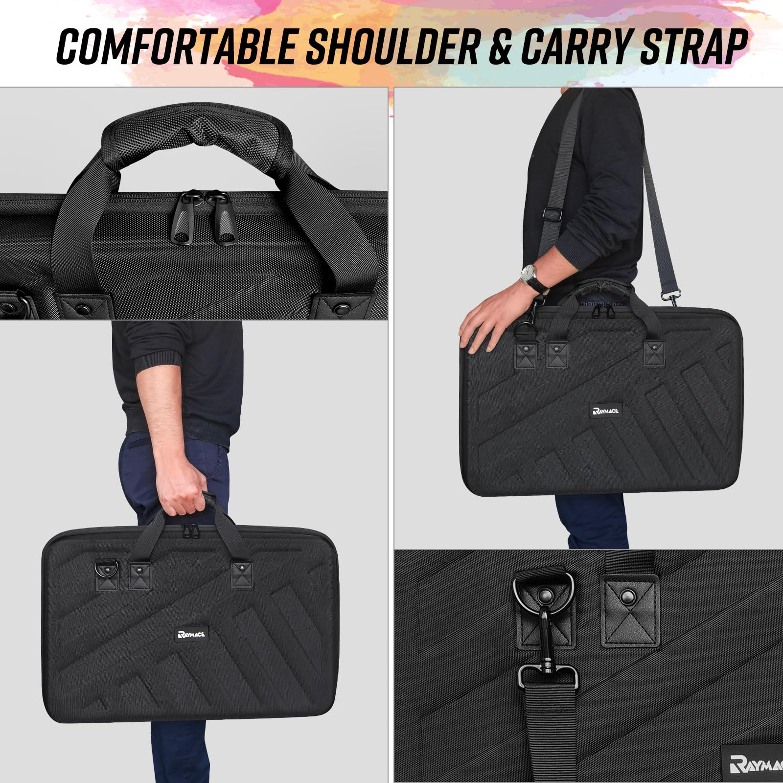 Raymace Hard Eva Dj Controller Case,Storage Case Fits Pioneer Ddj 1000,1000Srt,Protective Travel Storage Bag(28.7X 16.3 X 5.5 In