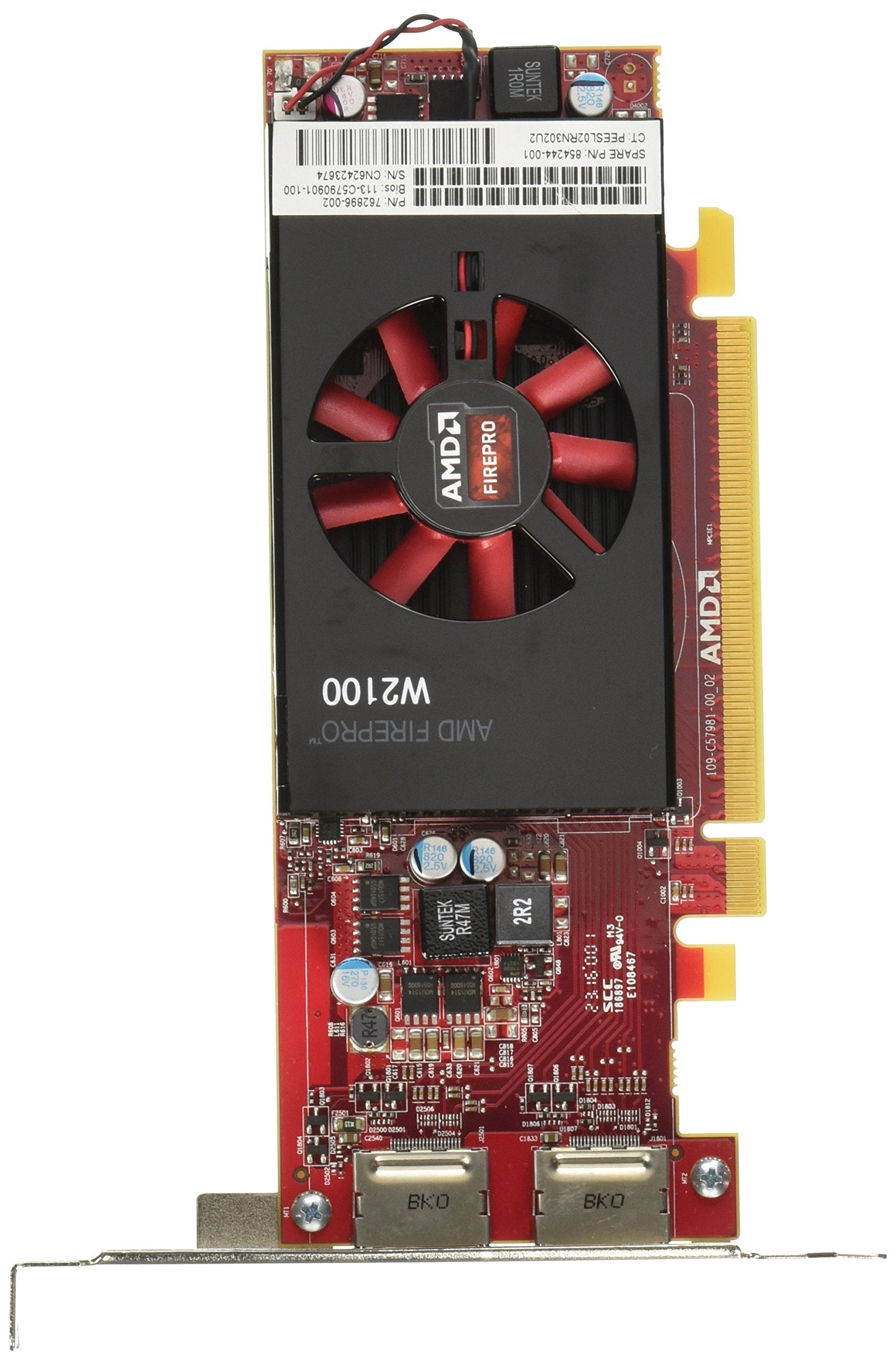 Amd Firepro W2100 2Gb Graphics Card (J3G91At)