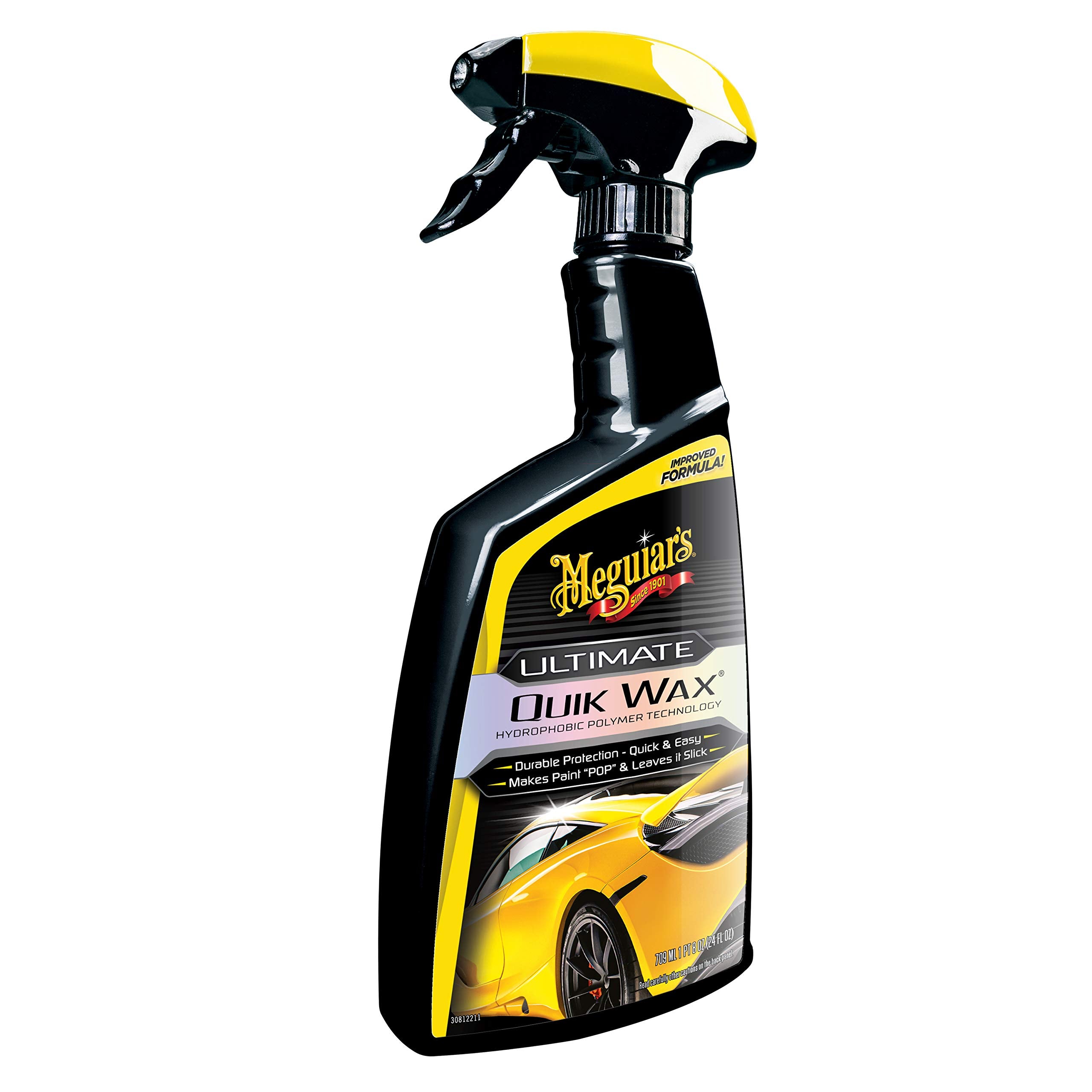 Meguiar'S Ultimate Quik Wax, Durable Protection, Quick And Easy - 24 Oz Spray Bottle,WBAUVB0814859NG
