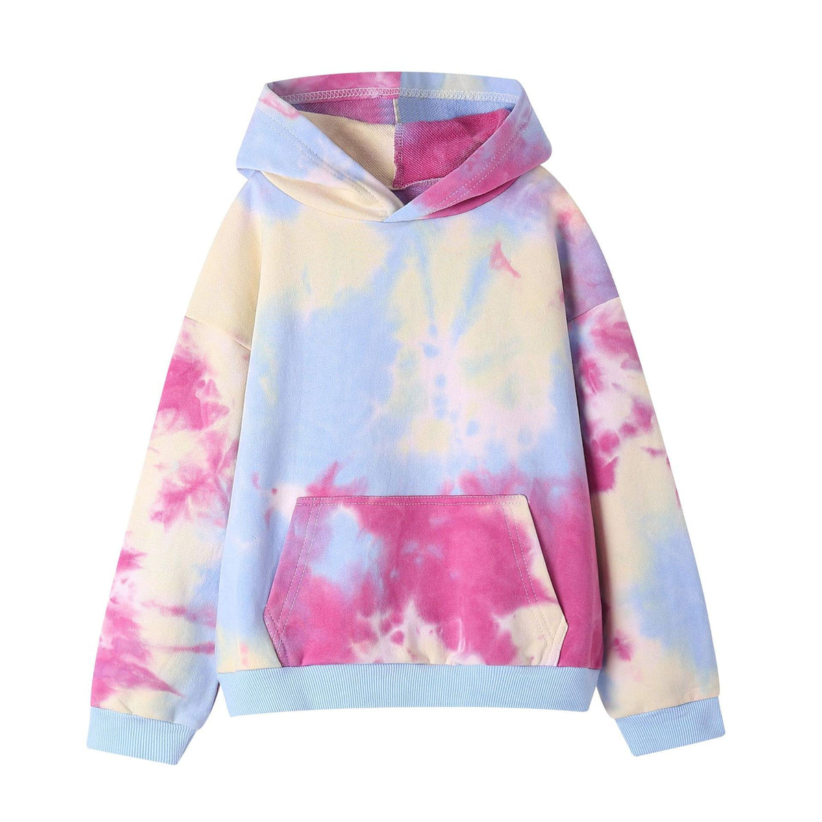 Welaken Boys And Girls Tie Dye Hooded Sweatshirt,Kids Hoodies 8 Years