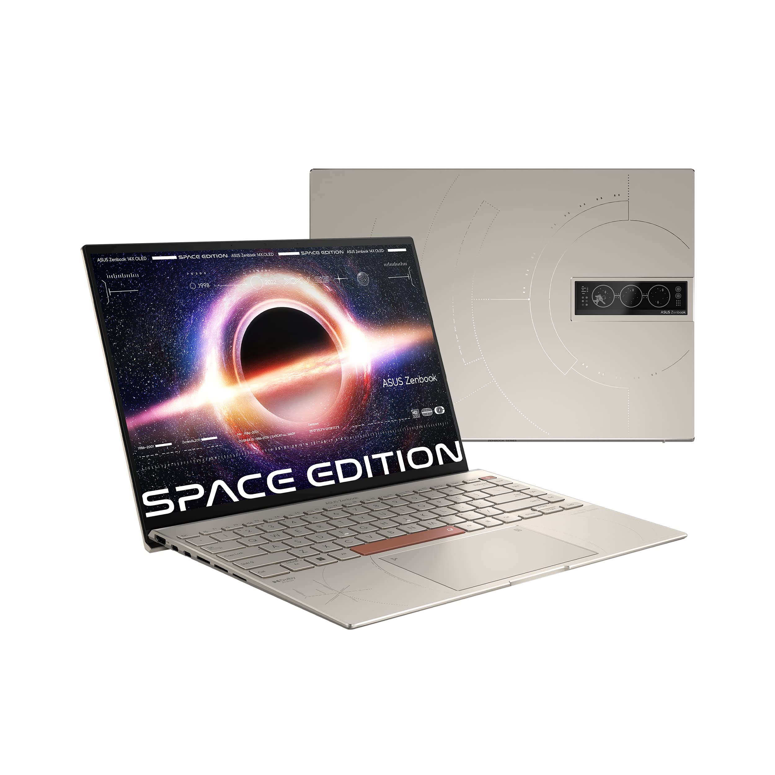 ASUS ZenBook 14X OLED Space Edition Laptop, 14 4K 16:10 OLED Touch Display, Intel Core i912900H CPU, 32GB RAM, 1TB SSD, Wind