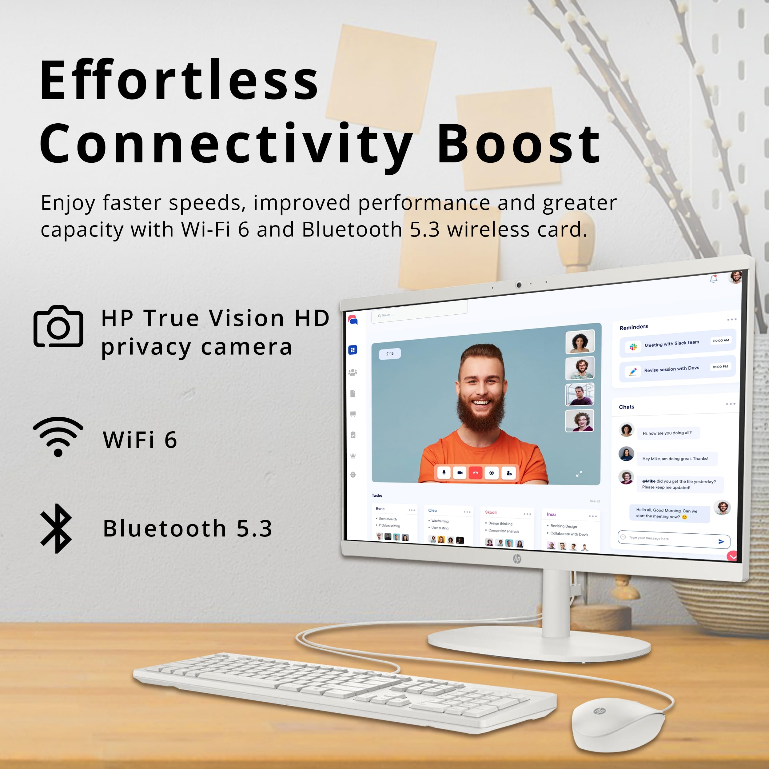 Hp All-In-One Desktop Computer, 21.5 Fhd Display, Intel Celeron J4025 Processor, 16Gb Ram, 672Gb Storage(512Gb Ssd + 160Gb Docki