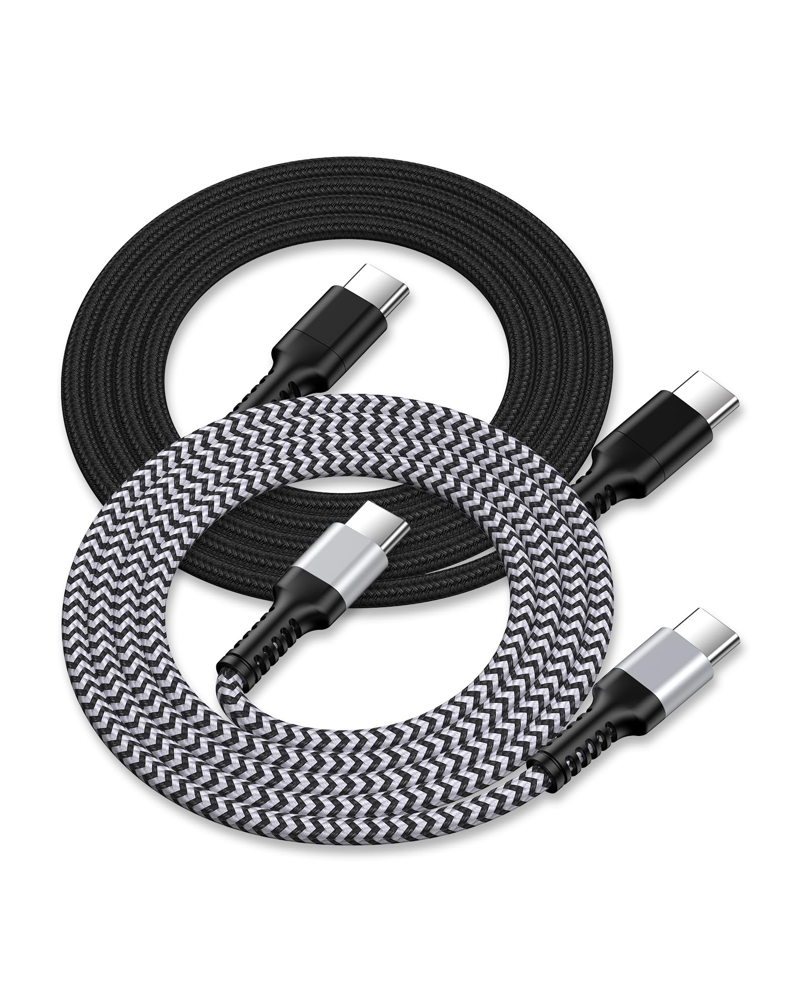 Usb C To Usb C Cord, 2Pack/3Ft Android Braided Iphone Charger Cable, Apple Fast Charging Power Wire For Iphone 16 Pro Max 15 Pro