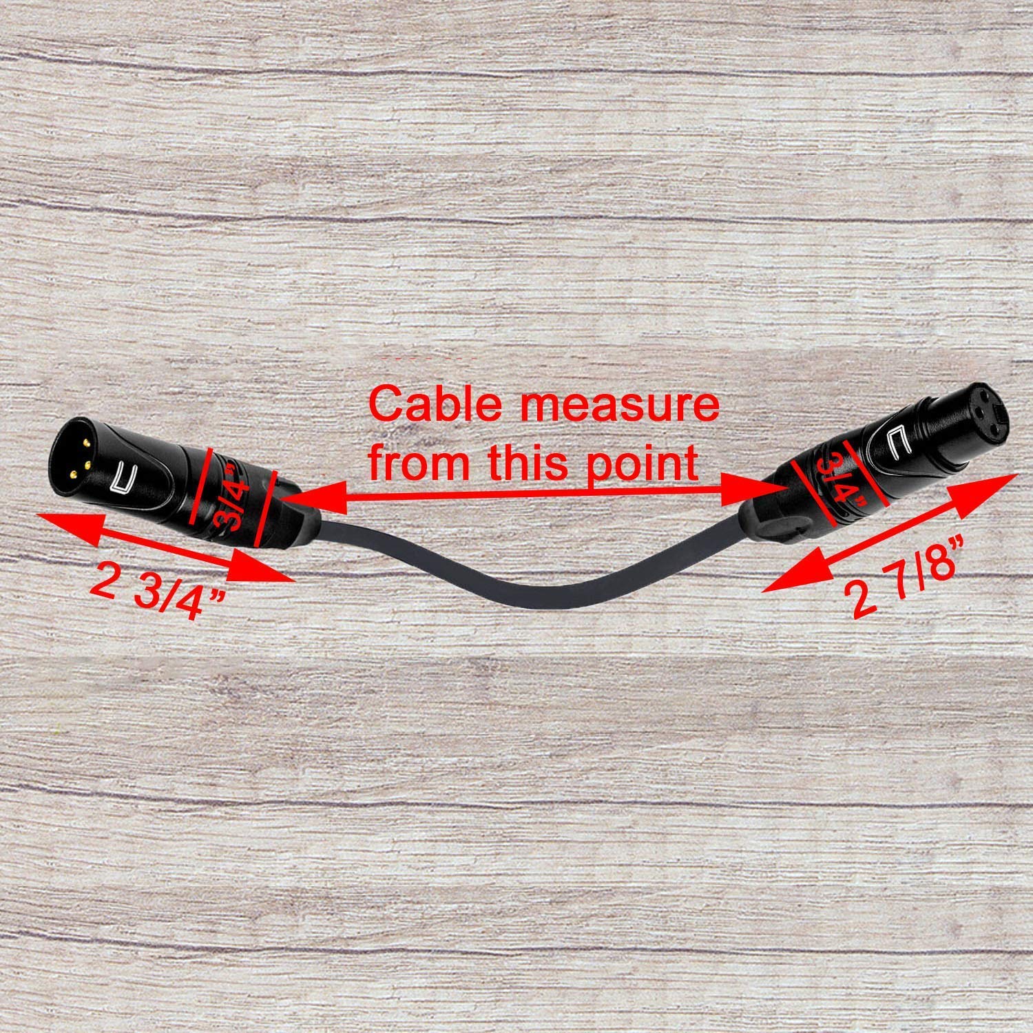 Balanced Xlr Cable Male To Female   35 Feet Black   Pro 3 Pin Microphone Connector For Powered Speakers, Audio Interface Or Mixe