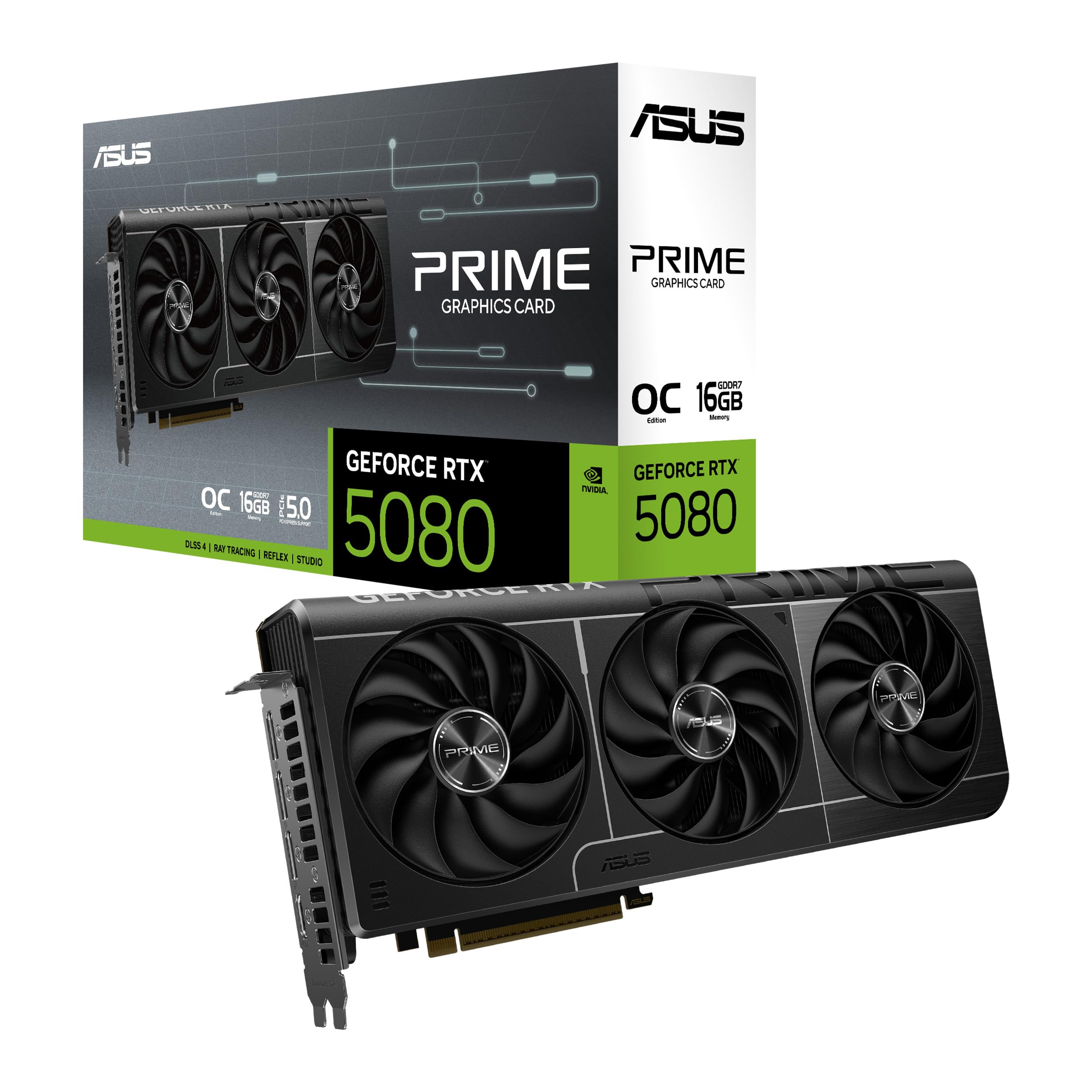 ASUS VCX PRIMERTX5080O16GEVO GeForce RTX 5080 EVO 16GB GDDR7 OC 16GB GDDR7