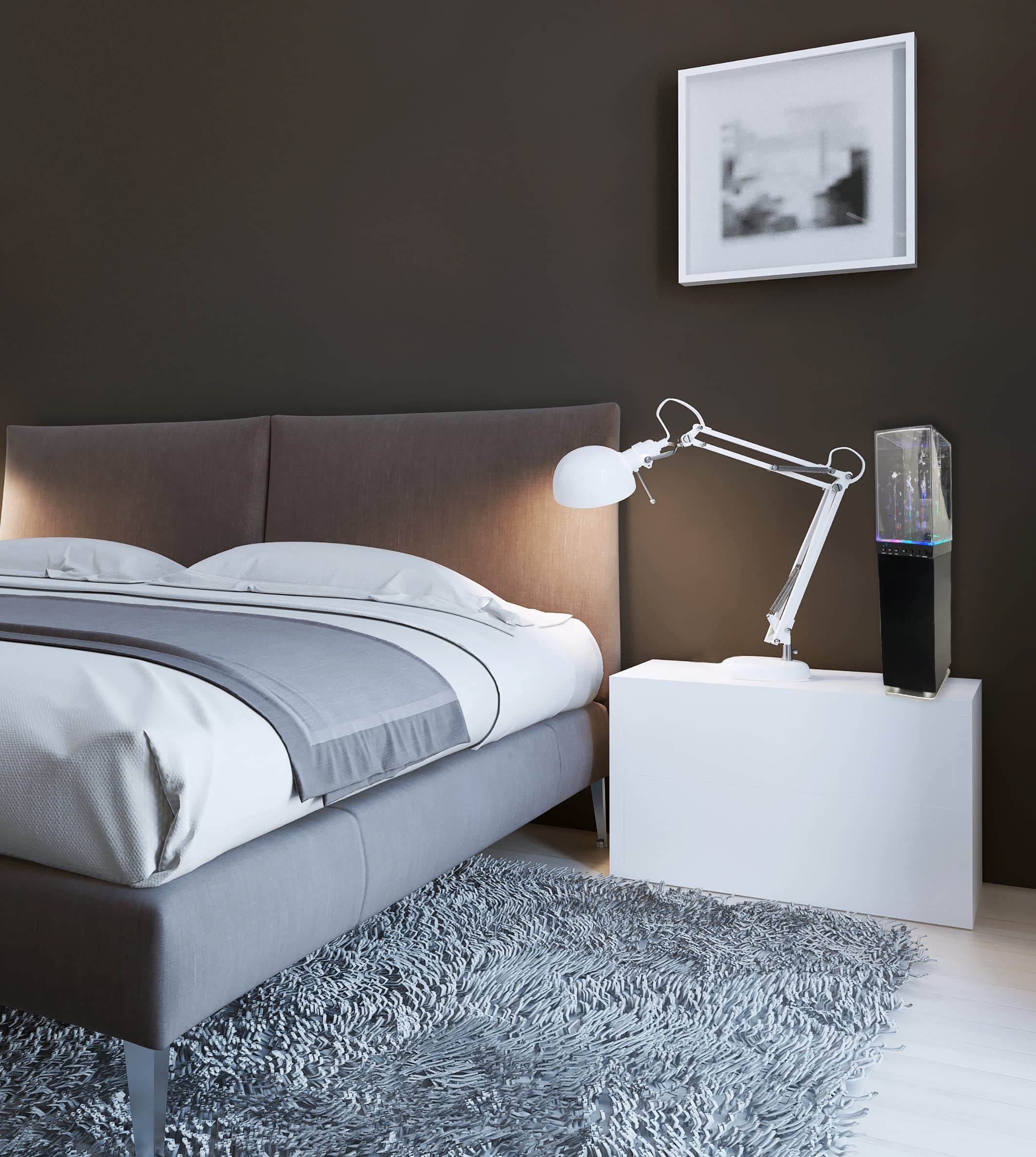 Naxa Electronics Nhs 2009 Dancing Water Light Tower Speaker System With Bluetooth