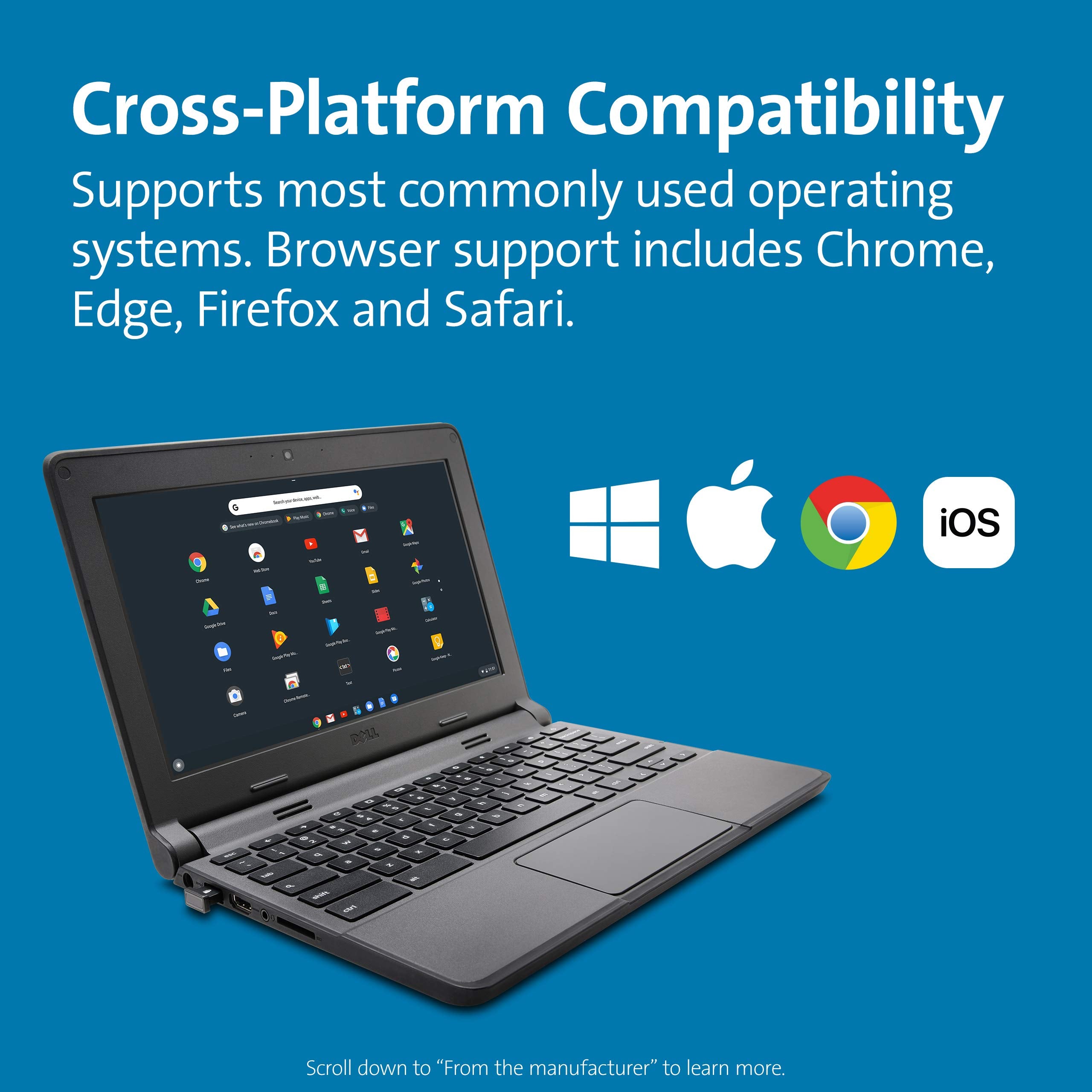 Kensington Fido U2F And Fid02 Usb-A Security Key And Fingerprint Reader - Windows, Macos, Chrome