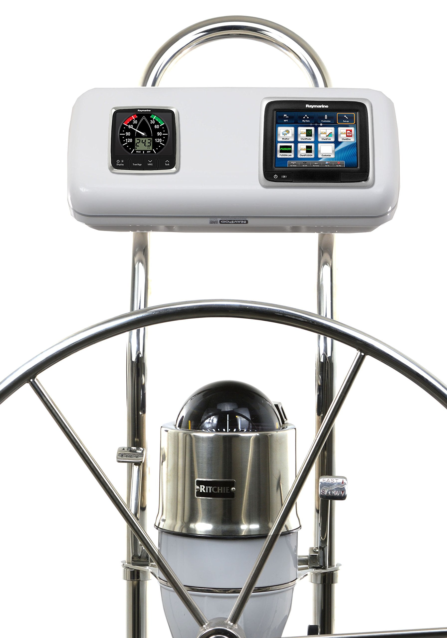 Navpod Gp1517 Systempod Pre-Cut F/Raymarine A65/A67/A68 & 1 Instrument F/9.5'' Wide Guard,WBEEAB00TFYQTO8