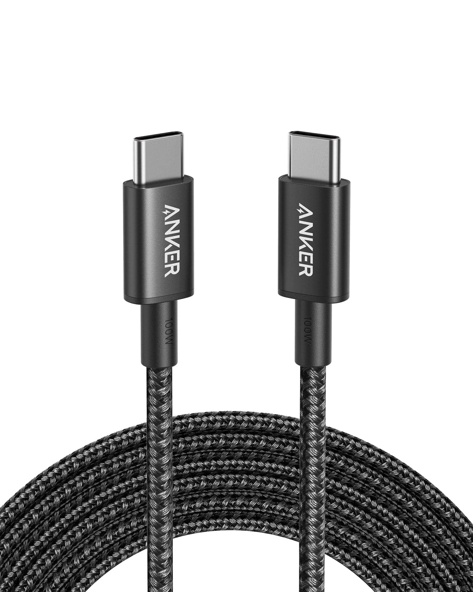 Anker Usb C Cable 100W 10Ft, New Nylon Usb C To Usb C Cable 20, Type C Charging Cable Fast Charge For Macbook Pro 2020, Ipad Pro