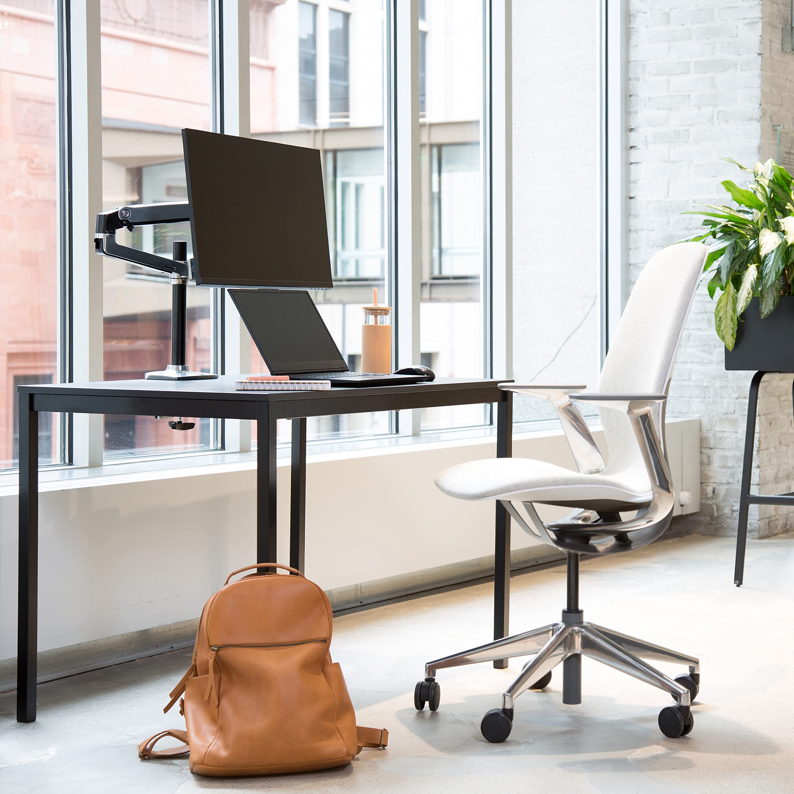 Ergotron   Lx Premium Monitor Arm, Single Monitor Desk Mount   Fits Flat Curved Ultrawide Computer Monitors Up To 34 Inches, 7 T