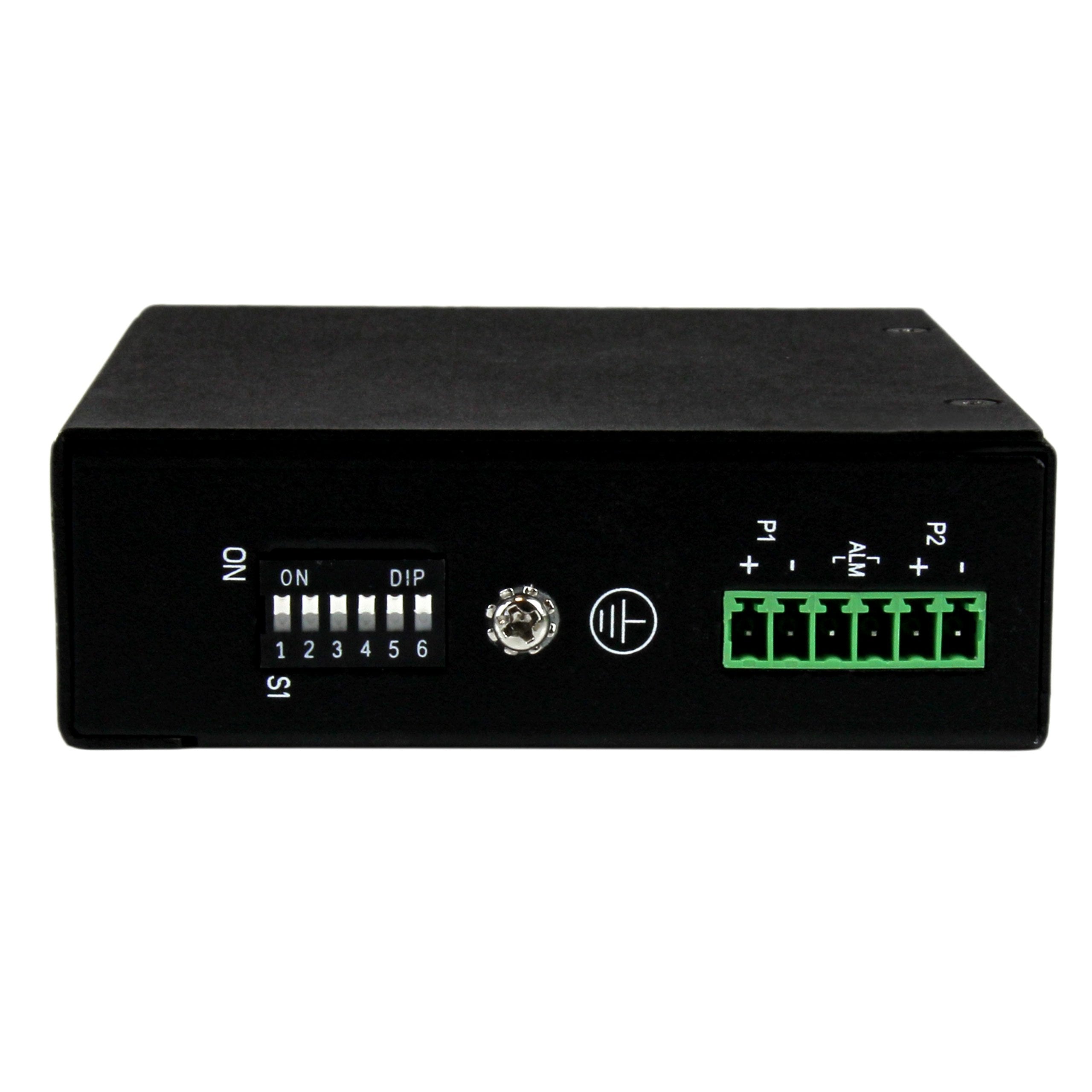 Startech.Com 5 Port Unmanaged Industrial Gigabit Ethernet Switch   Din Rail / Wall Mountable Network Switch   Rugged Ip30 Gigabi