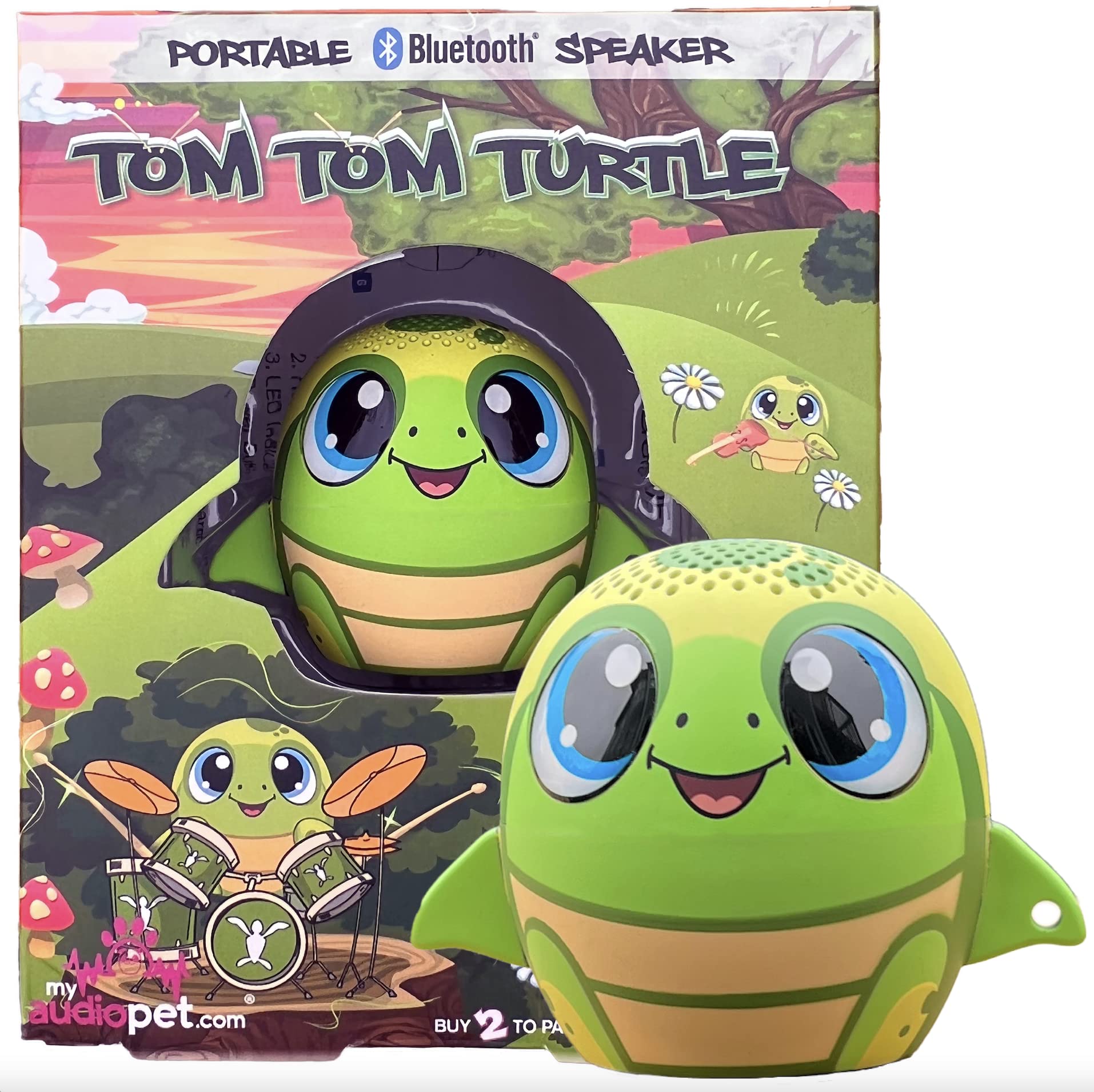 My Audio Pet TWS Mini Bluetooth Animal Wireless Speaker for Kids of All Ages  True Wireless Stereo  Pair with Another TWS Pet 