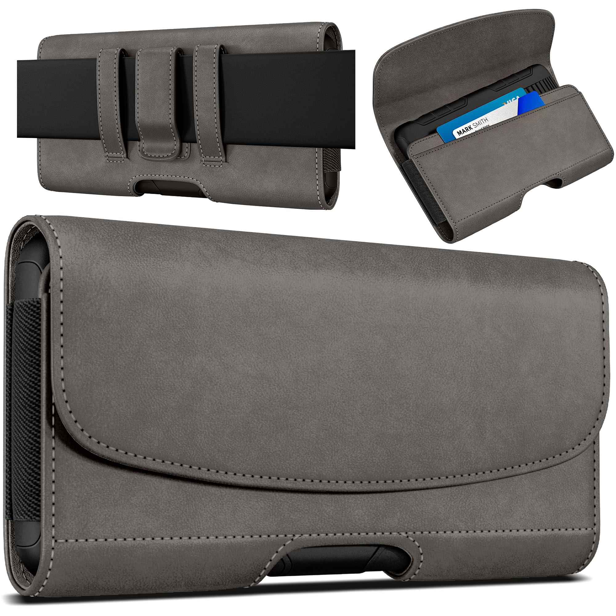 PiTau Holster for Samsung Galaxy Ultra S25 S24 S23 S22 S21 S20 A73 A54 A53, Phone Belt Clip Holder Case for Google Pixel Pro XL 