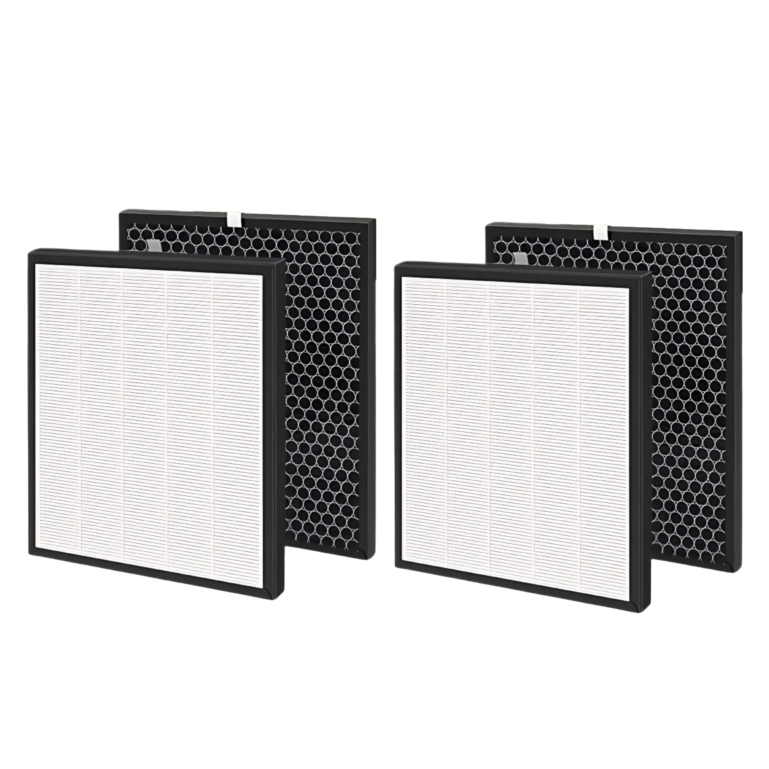 Nispira Hepa Air Filter Plus Carbon Pre Filter Replacement Compatible With Levoit Air Purifier Lv Pur131, 2 Sets